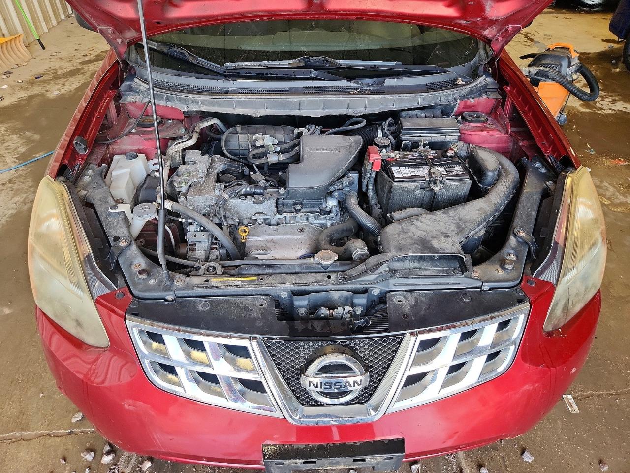 2014 Nissan Rogue Select S Burgundy vin: JN8AS5MT2EW602536