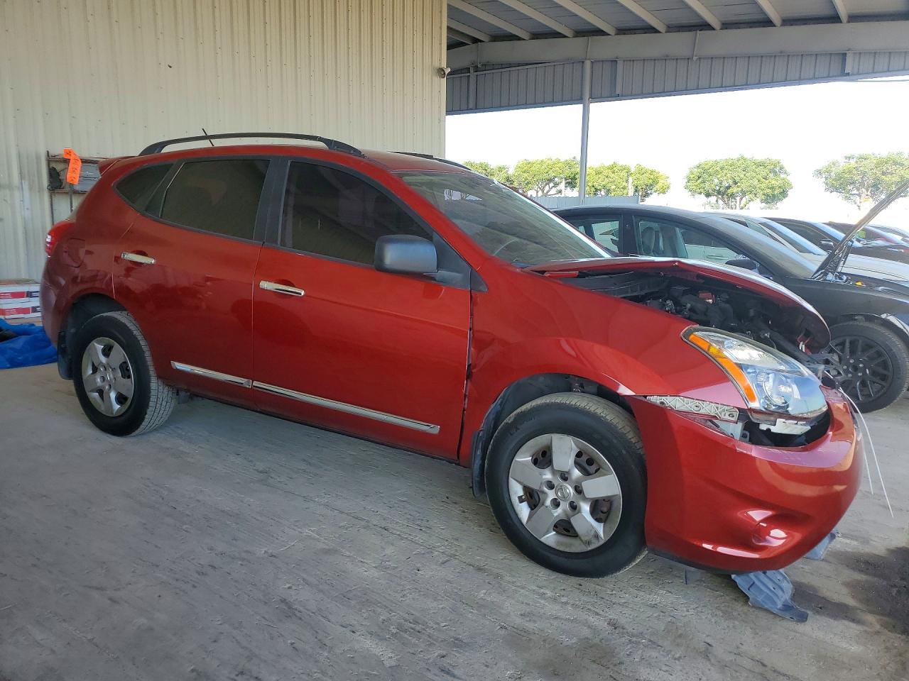 2014 Nissan Rogue Select S Красный vin: JN8AS5MT2EW613522