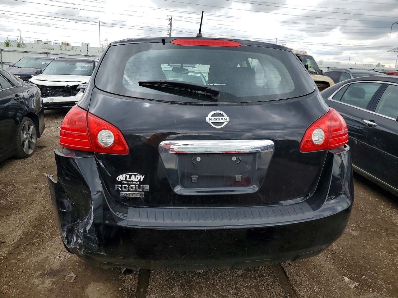 2014 Nissan Rogue Select S Черный vin: JN8AS5MT2EW613665