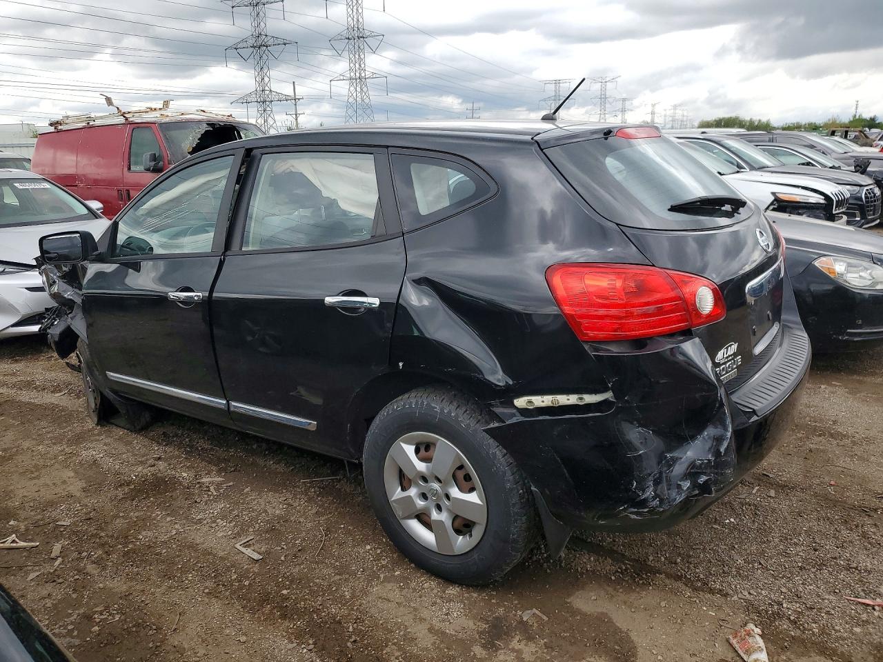 2014 Nissan Rogue Select S Черный vin: JN8AS5MT2EW613665