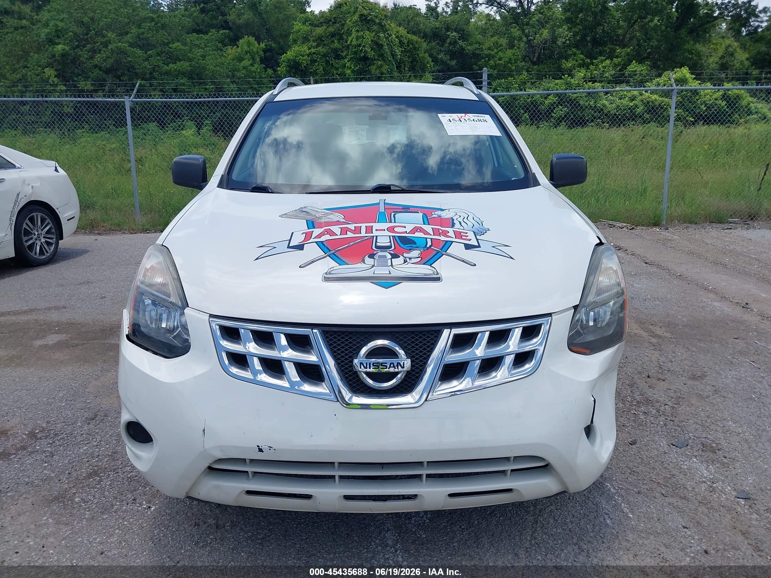 2014 Nissan Rogue Select S White vin: JN8AS5MT2EW618915