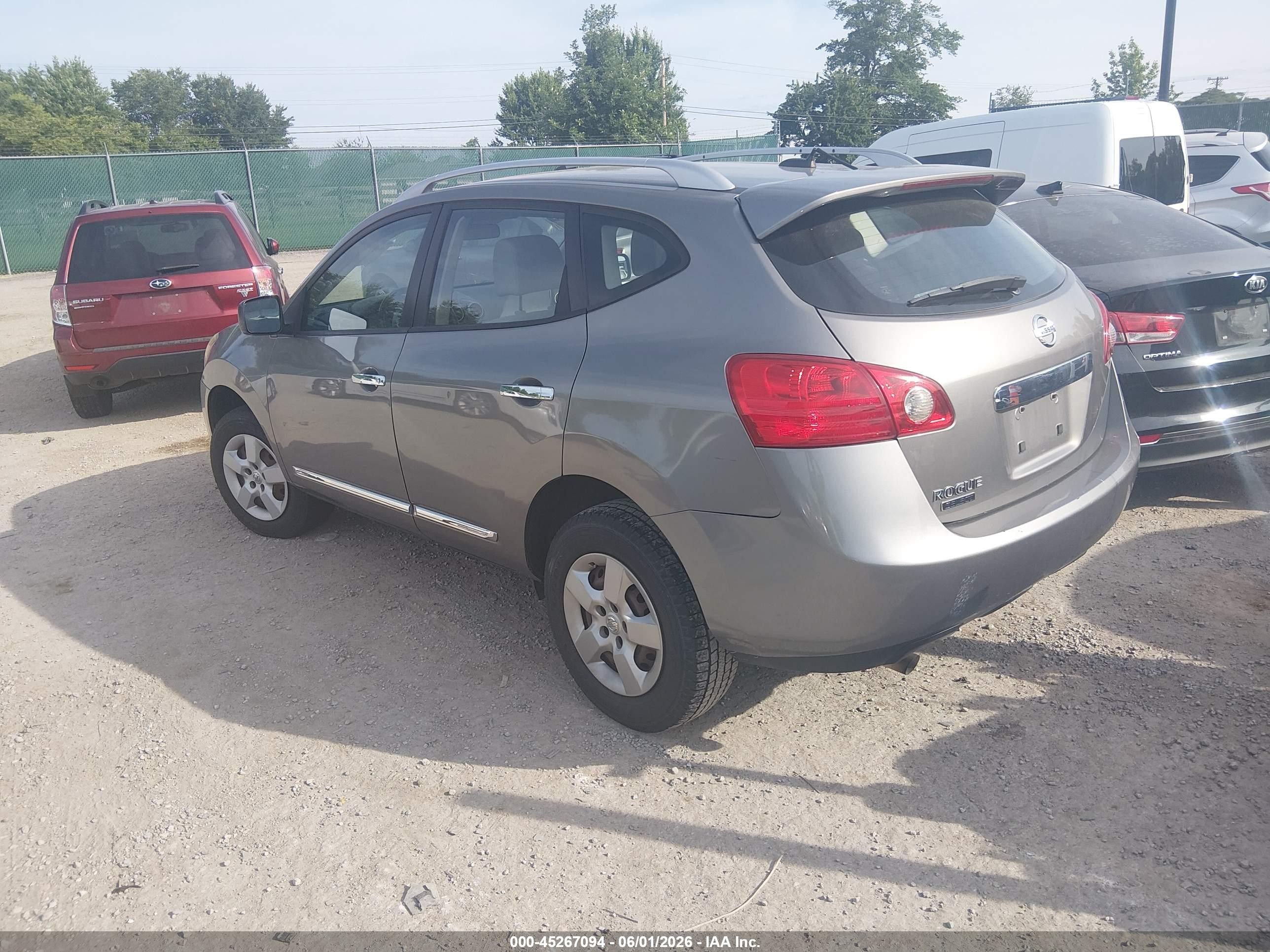 2014 Nissan Rogue Select S Gray vin: JN8AS5MT2EW621653