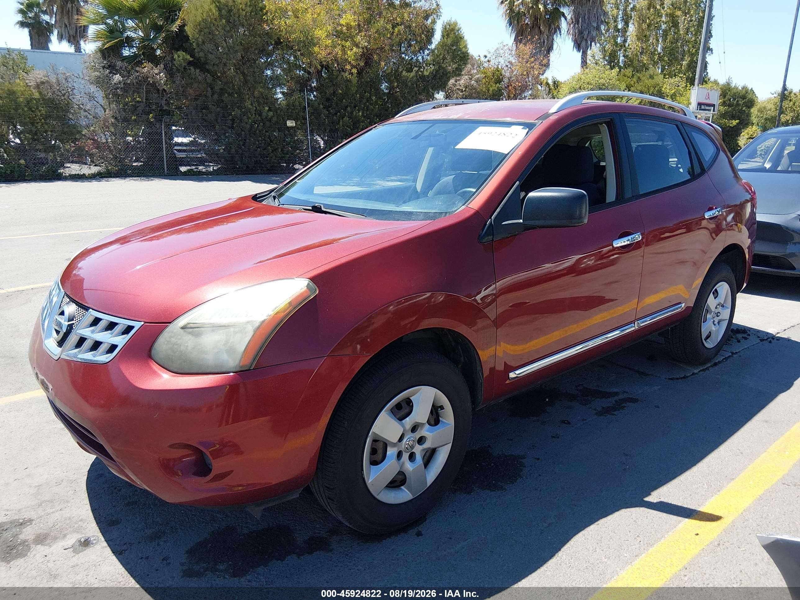 2014 Nissan Rogue Select S Red vin: JN8AS5MT2EW624973