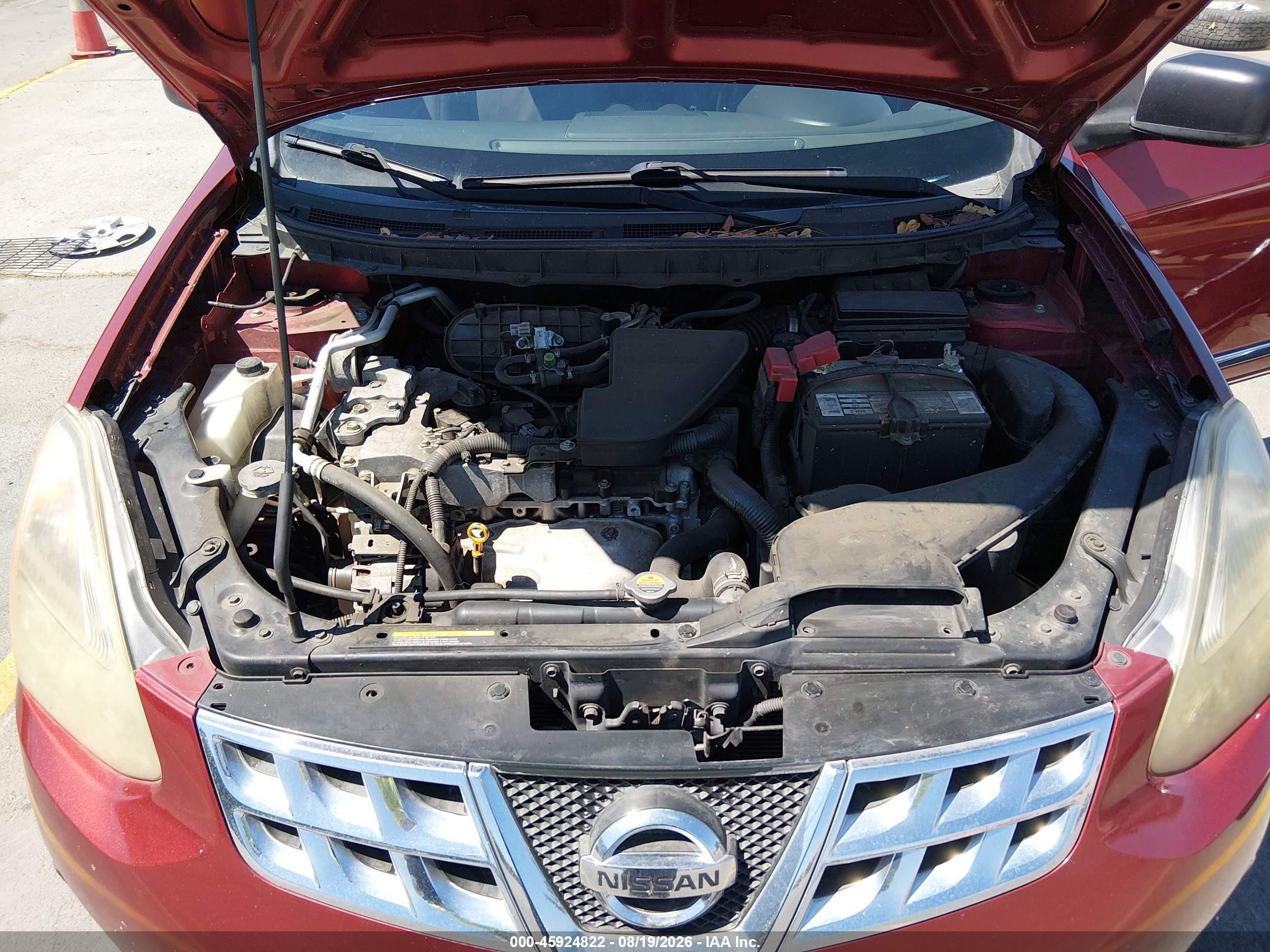 2014 Nissan Rogue Select S Red vin: JN8AS5MT2EW624973