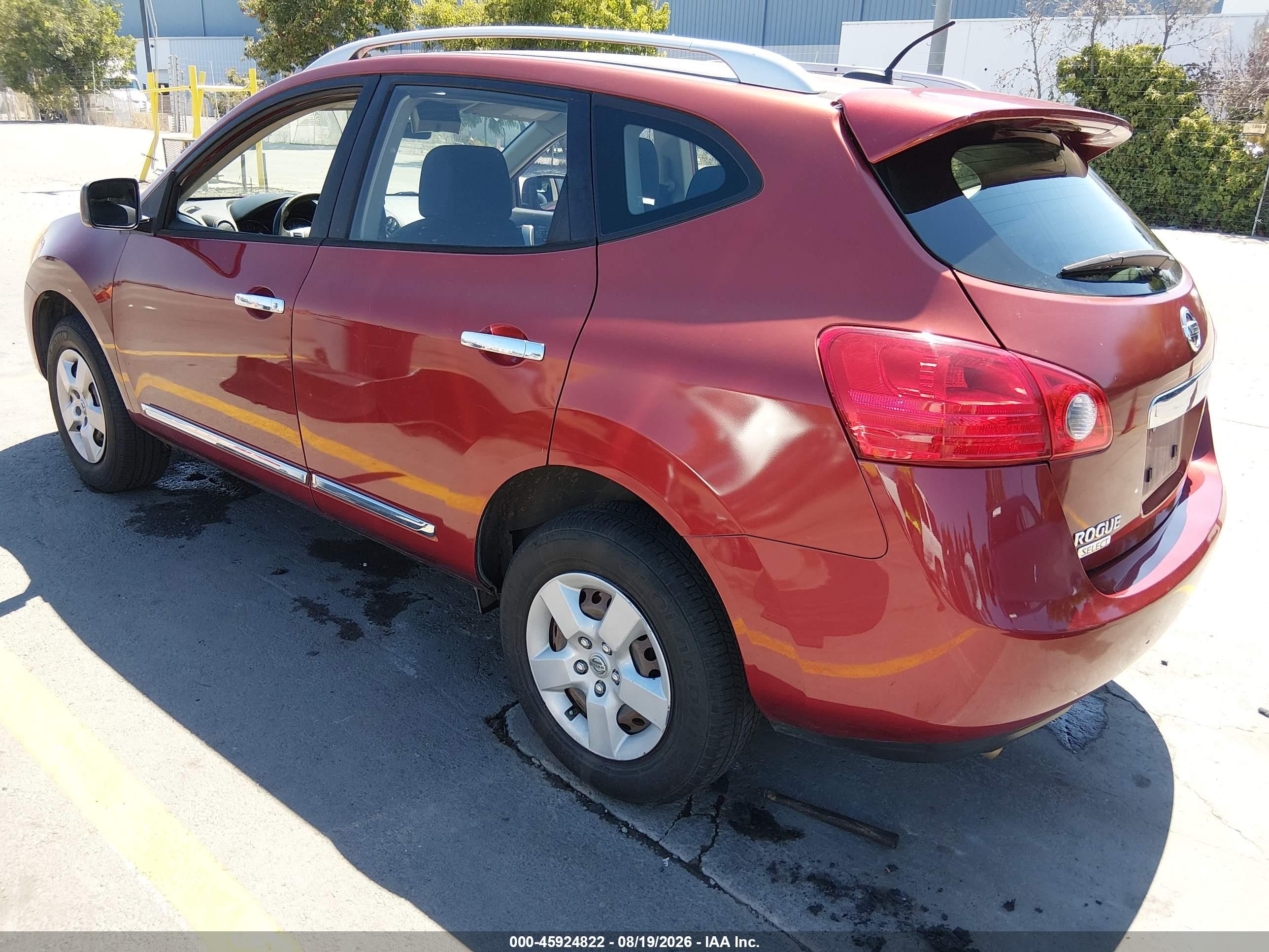 2014 Nissan Rogue Select S Red vin: JN8AS5MT2EW624973