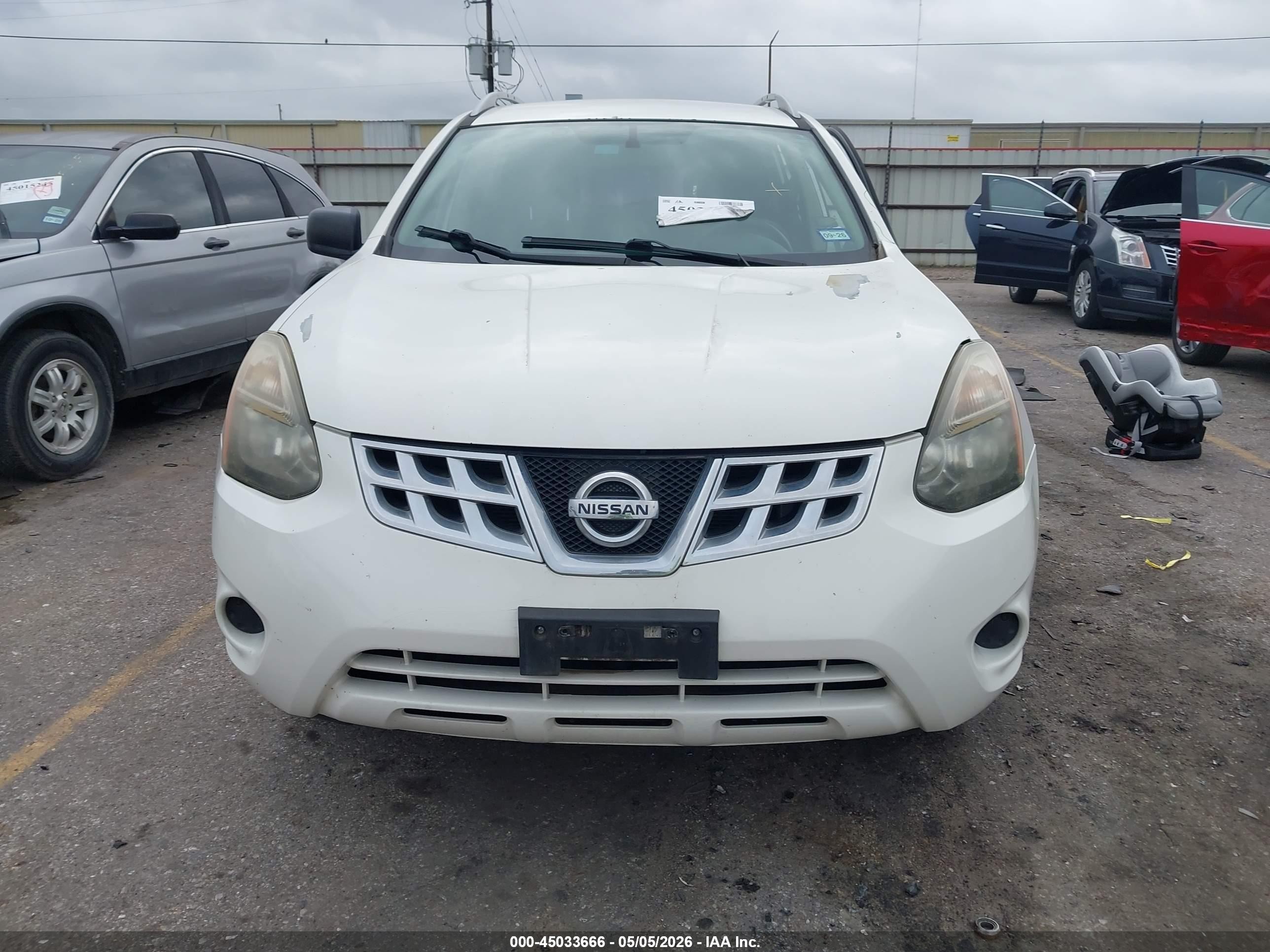 2014 Nissan Rogue Select S White vin: JN8AS5MT2EW625296