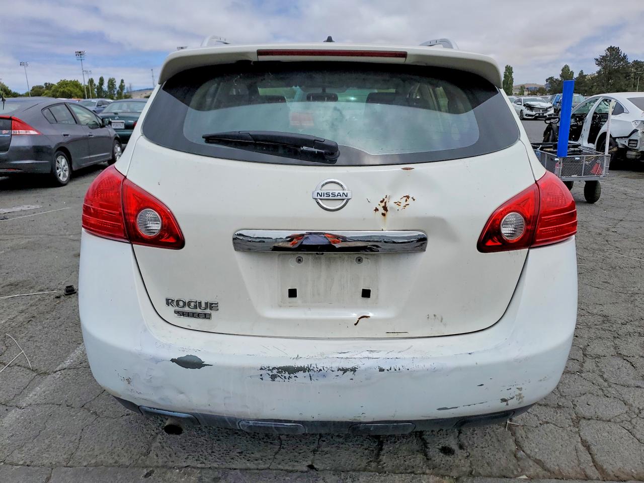 2015 Nissan Rogue Select S White vin: JN8AS5MT2FW161590