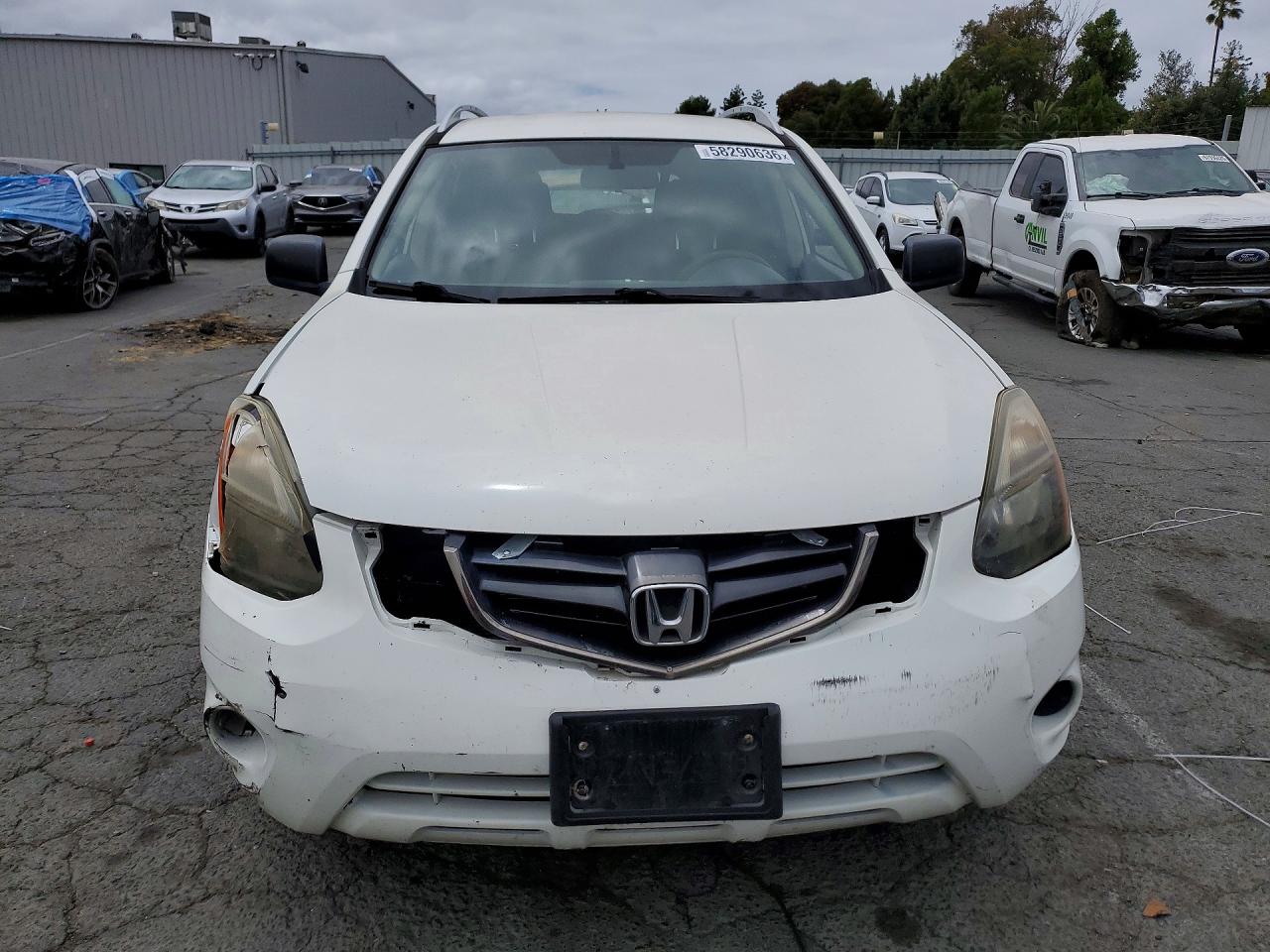 2015 Nissan Rogue Select S White vin: JN8AS5MT2FW161590