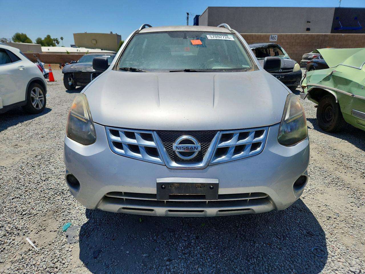 2015 Nissan Rogue Select S Silver vin: JN8AS5MT2FW164179