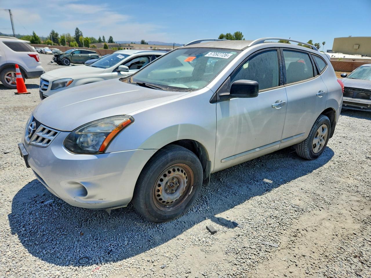 2015 Nissan Rogue Select S Silver vin: JN8AS5MT2FW164179