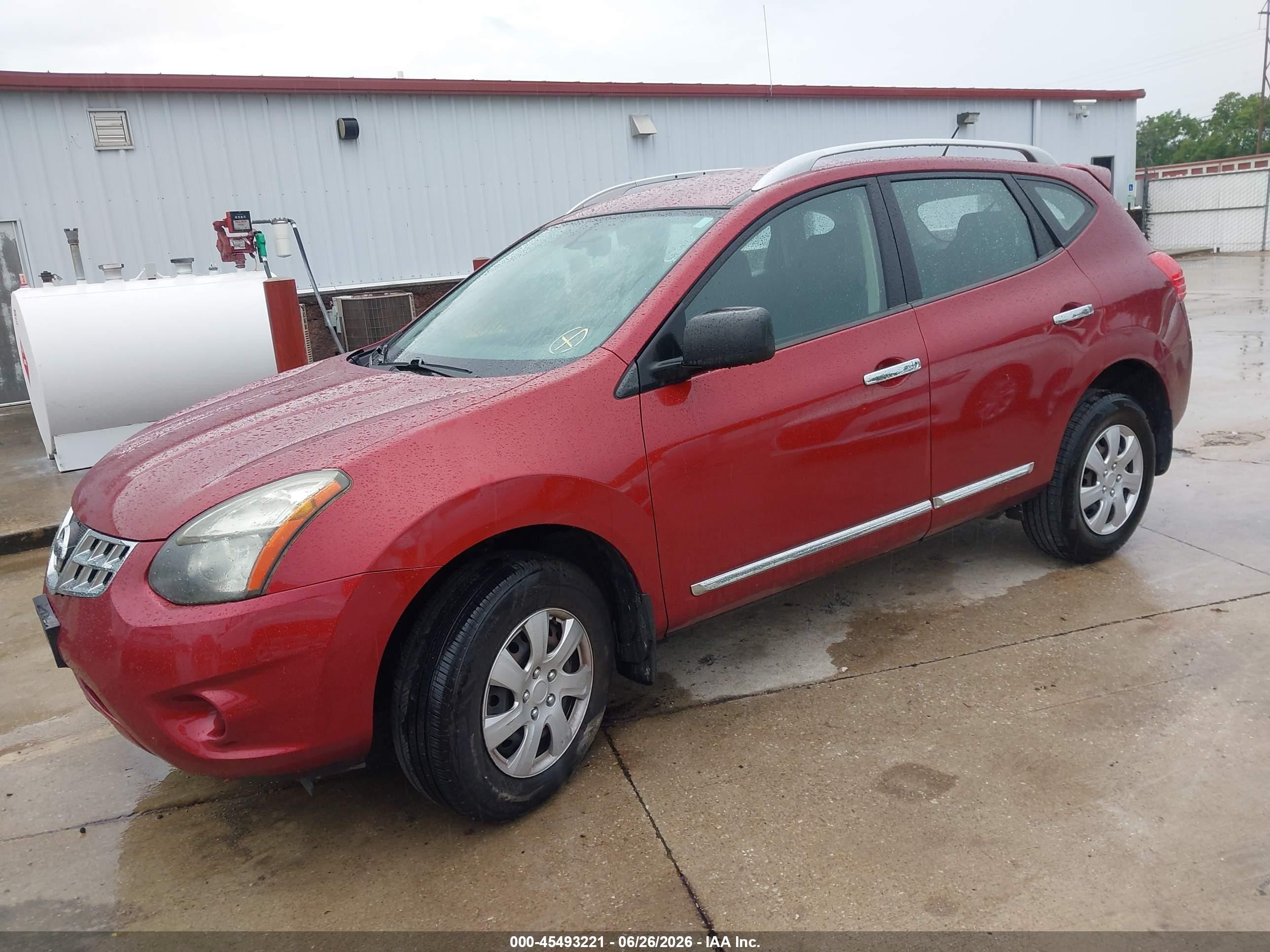 2015 Nissan Rogue Select S Red vin: JN8AS5MT2FW654959