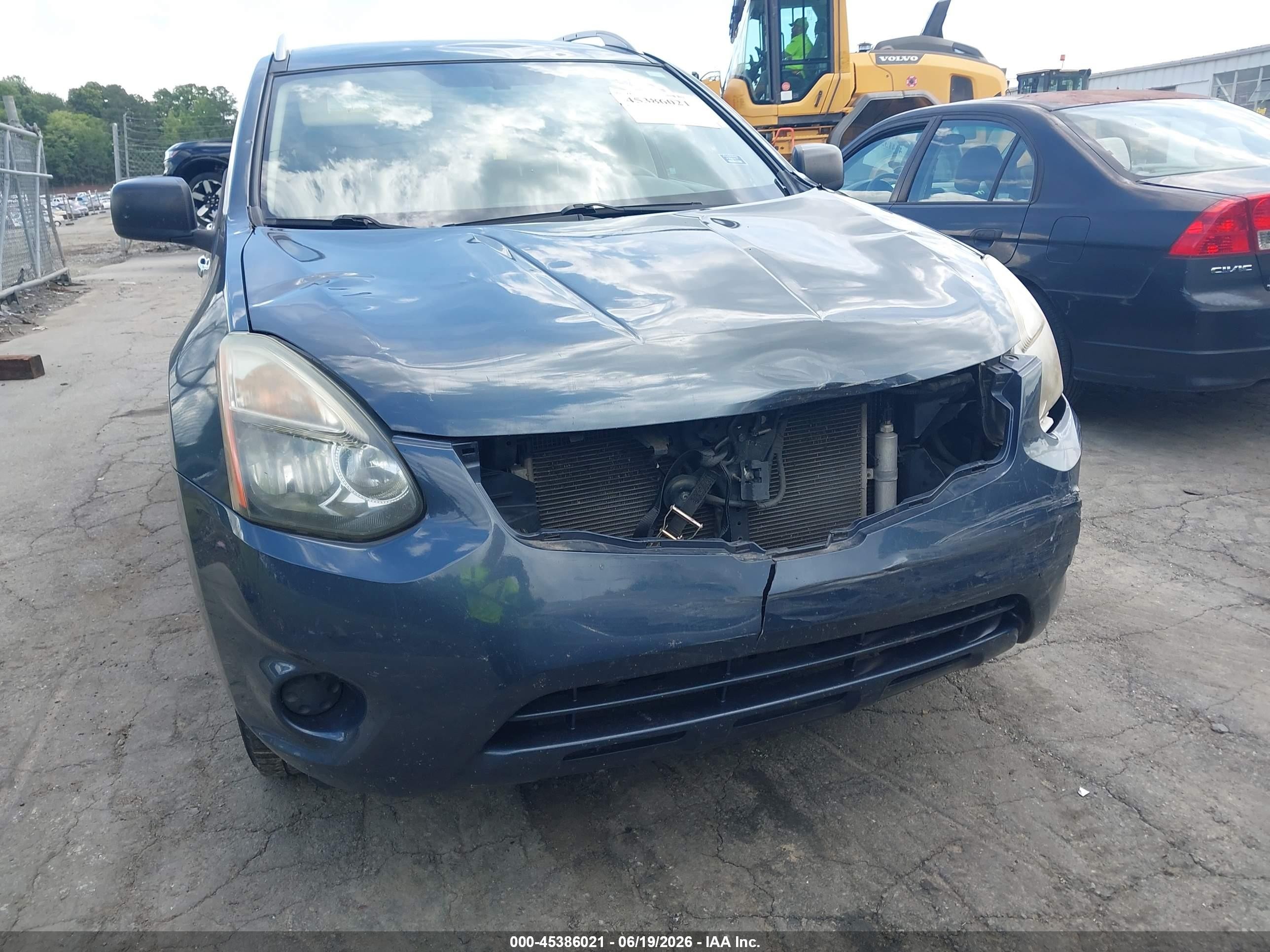 2015 Nissan Rogue Select S Blue vin: JN8AS5MT2FW666951