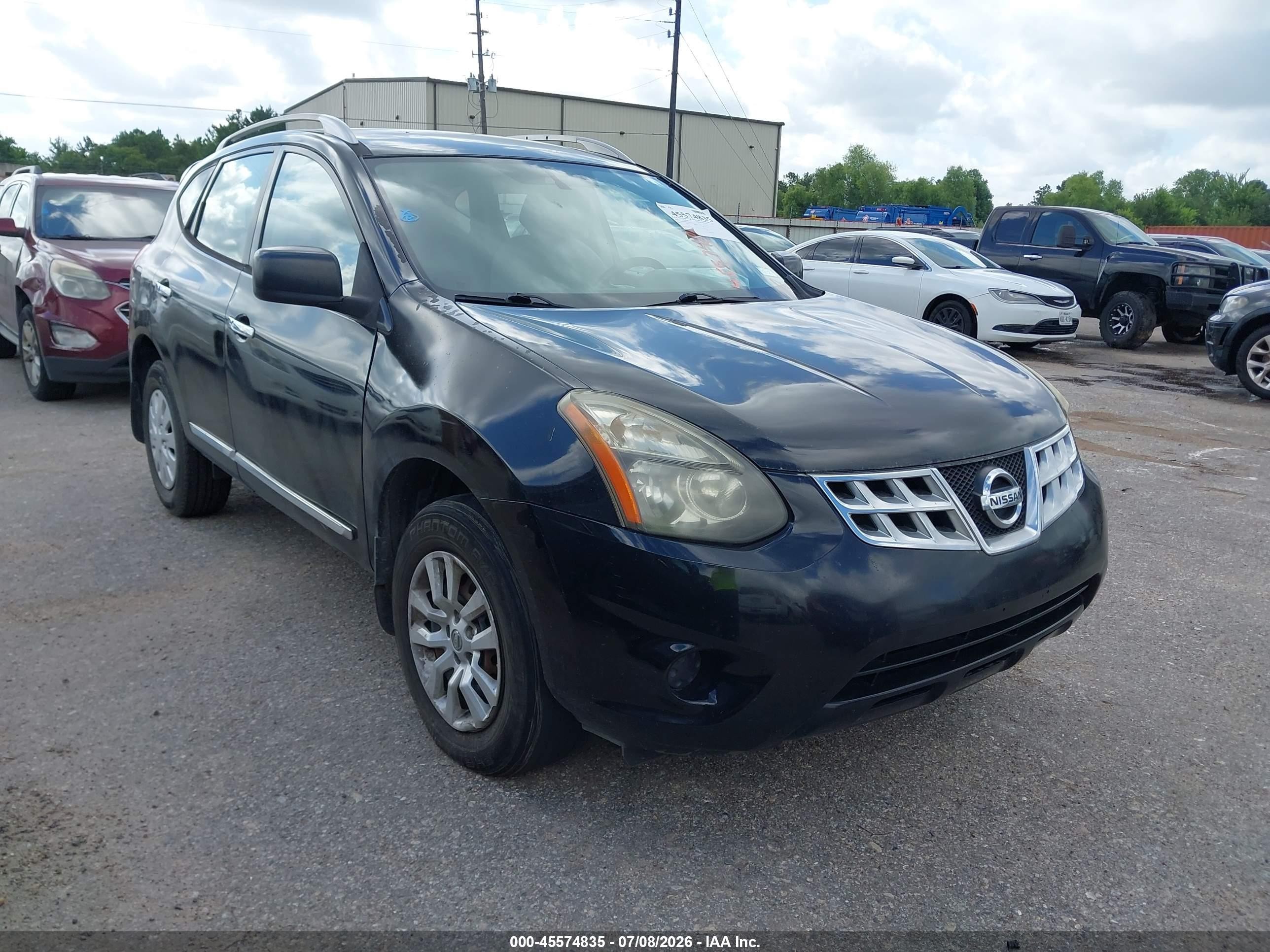 2015 Nissan Rogue Select S Black vin: JN8AS5MT2FW668327