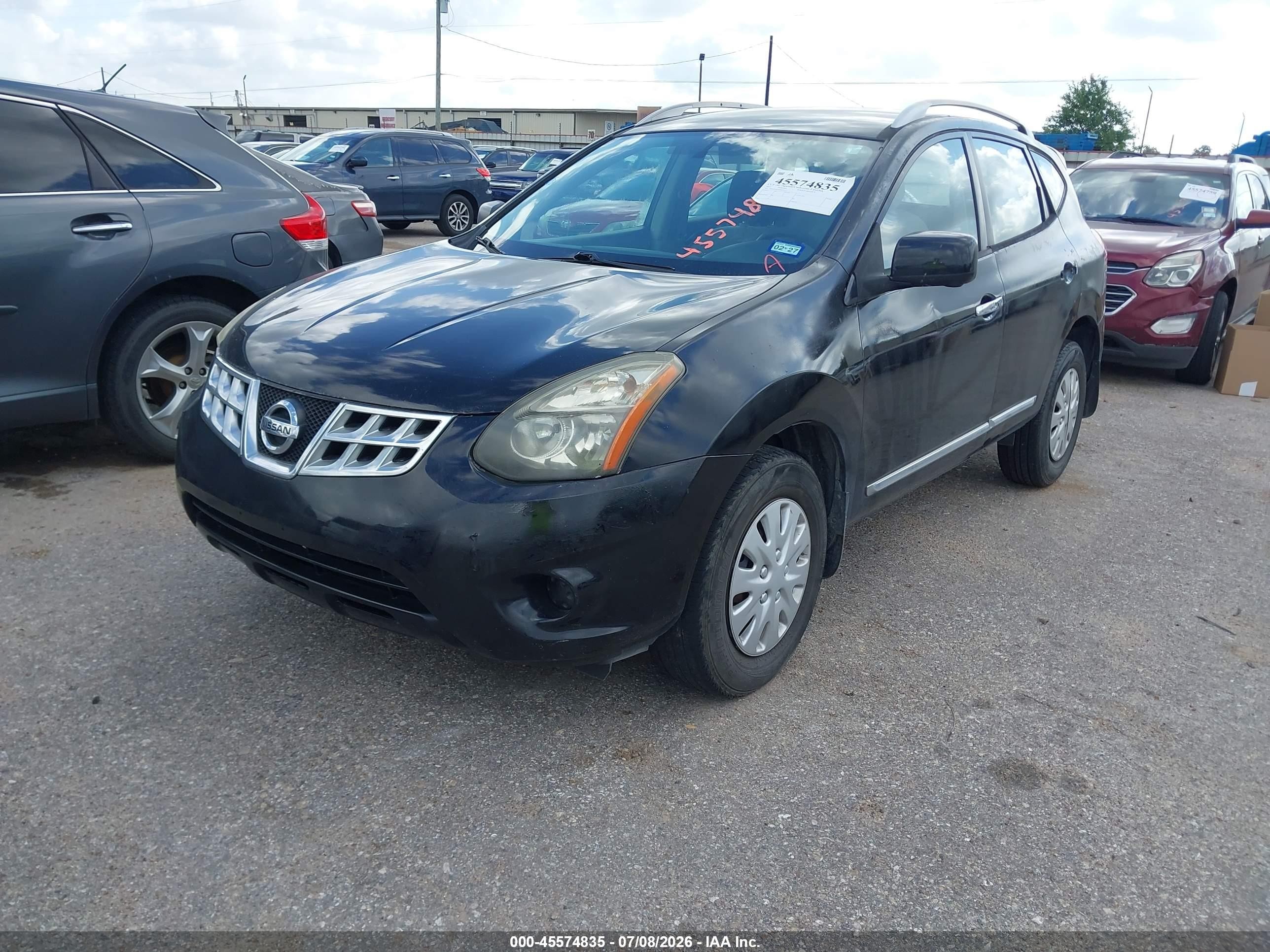 2015 Nissan Rogue Select S Black vin: JN8AS5MT2FW668327