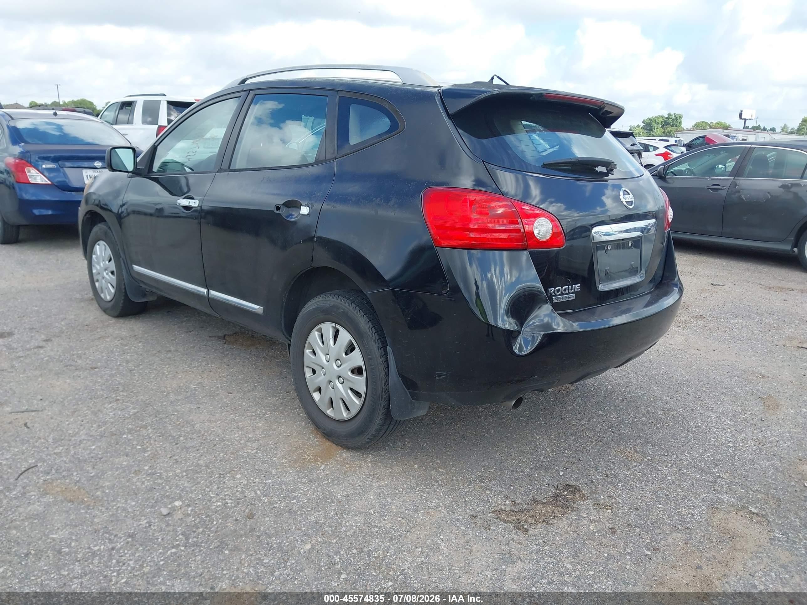 2015 Nissan Rogue Select S Black vin: JN8AS5MT2FW668327
