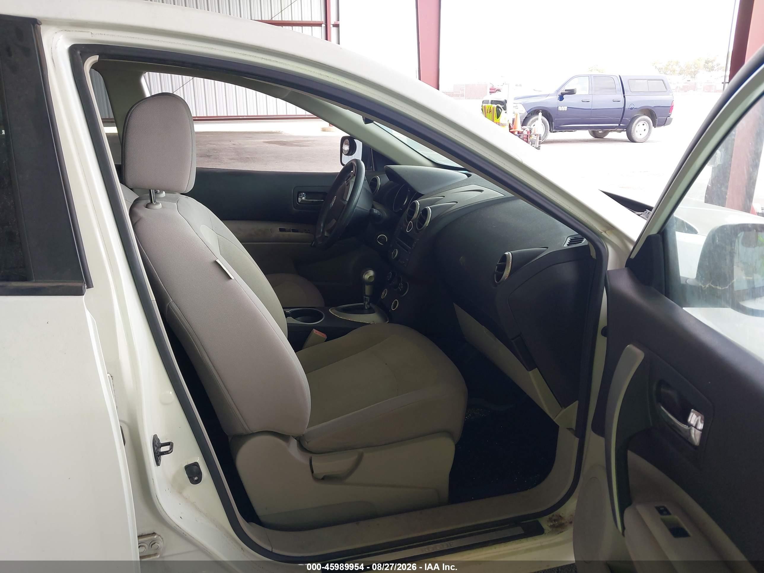 2010 Nissan Rogue S White vin: JN8AS5MT3AW000822