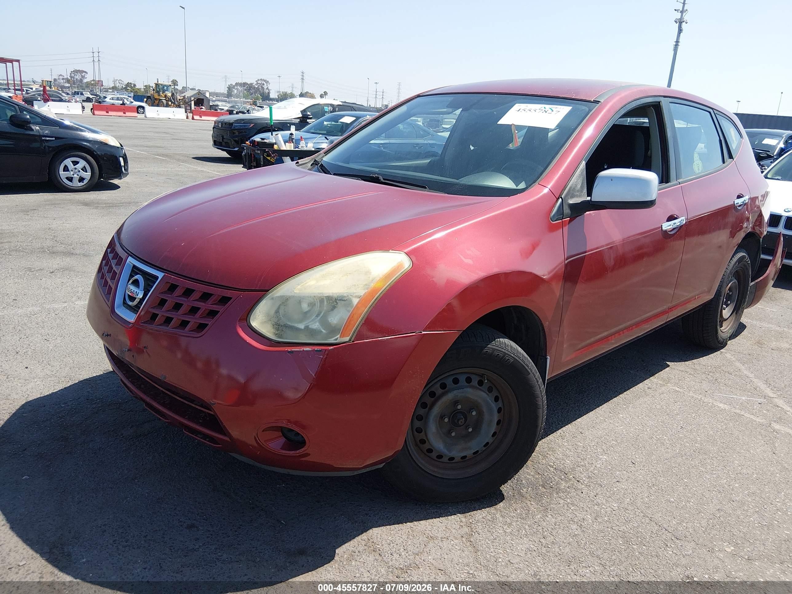 2010 Nissan Rogue S Red vin: JN8AS5MT3AW001159