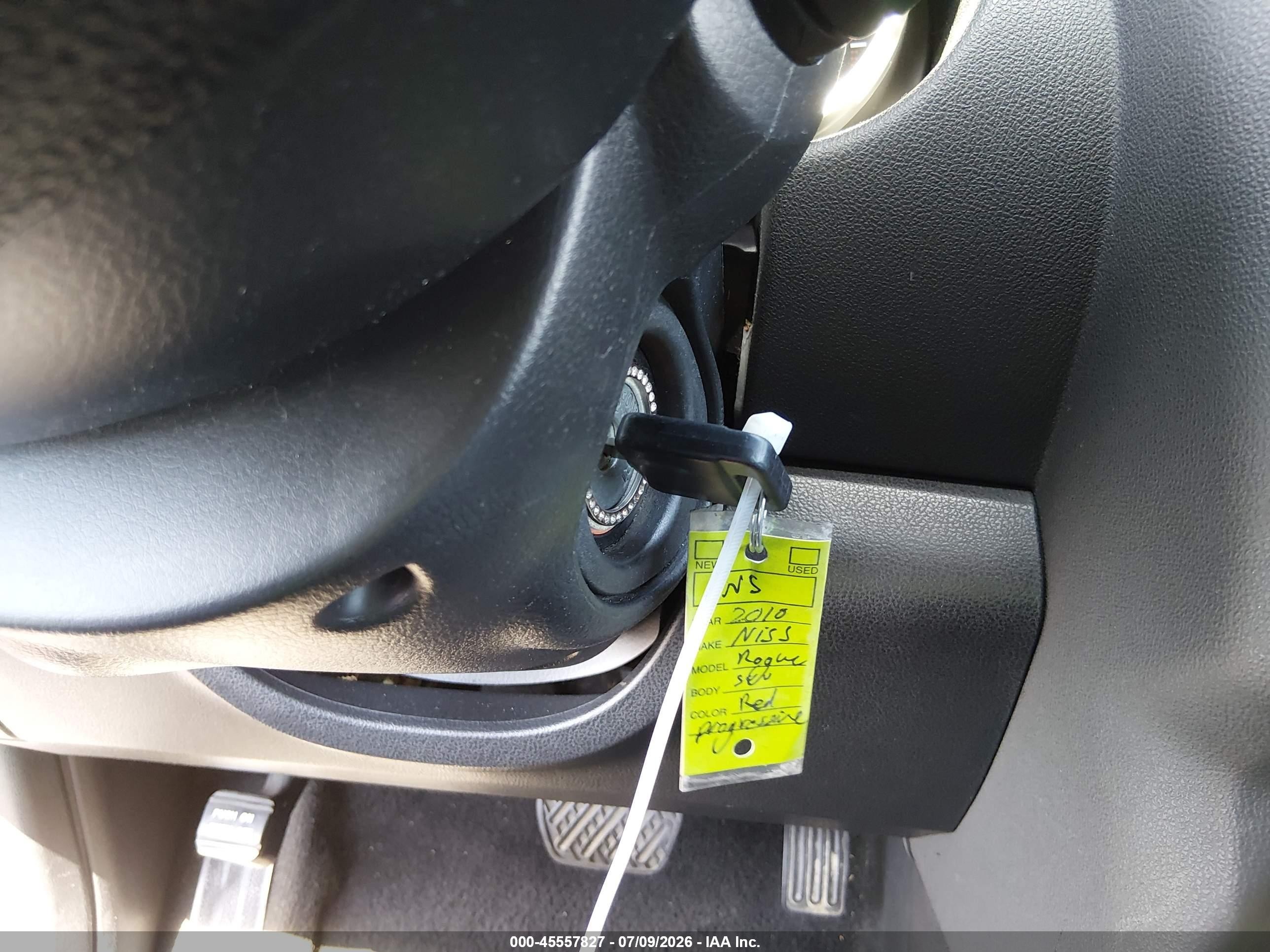 2010 Nissan Rogue S Red vin: JN8AS5MT3AW001159
