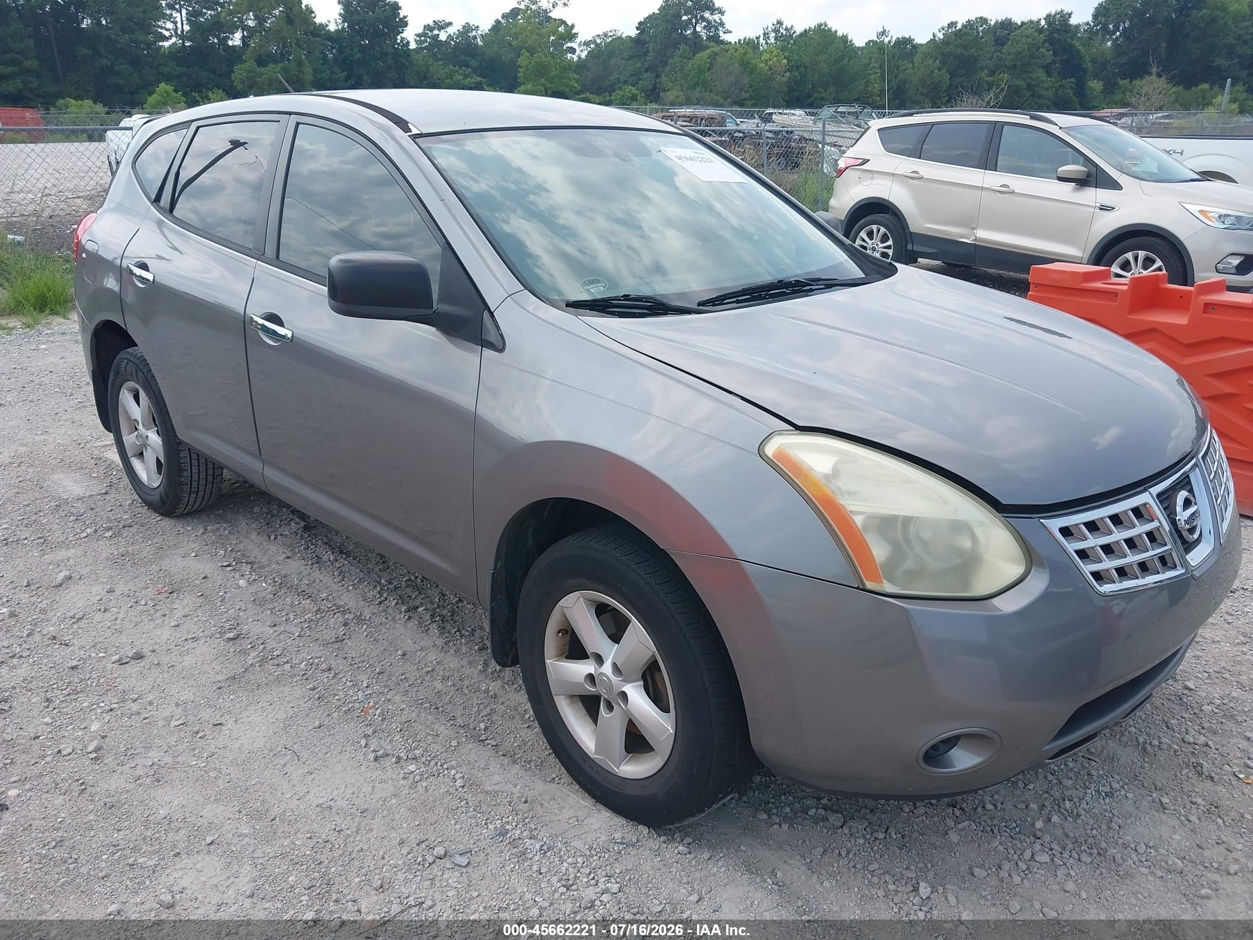 2010 Nissan Rogue S Gray vin: JN8AS5MT3AW008418