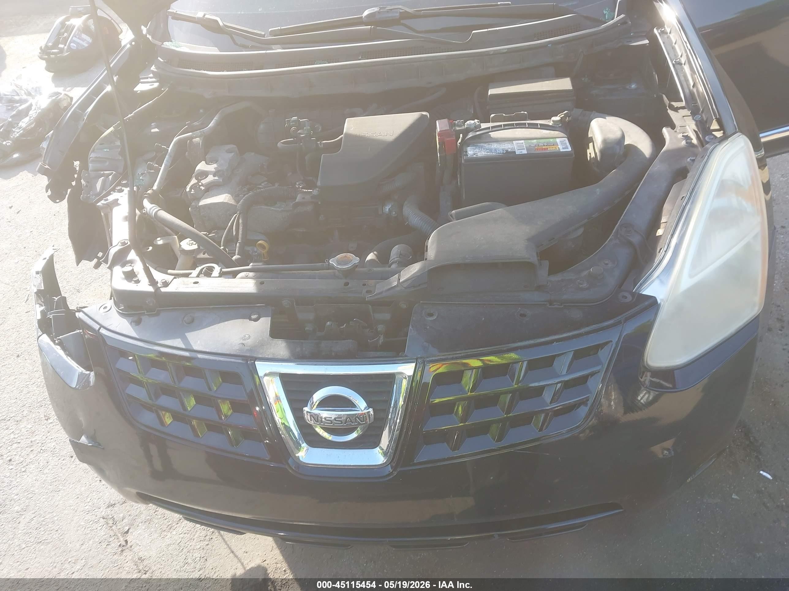 2010 Nissan Rogue Sl Черный vin: JN8AS5MT3AW014462