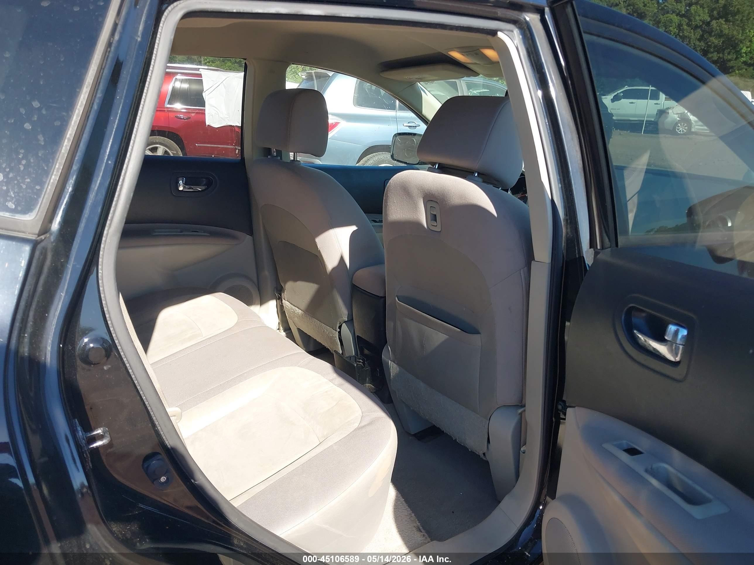 2010 Nissan Rogue S Black vin: JN8AS5MT3AW018821