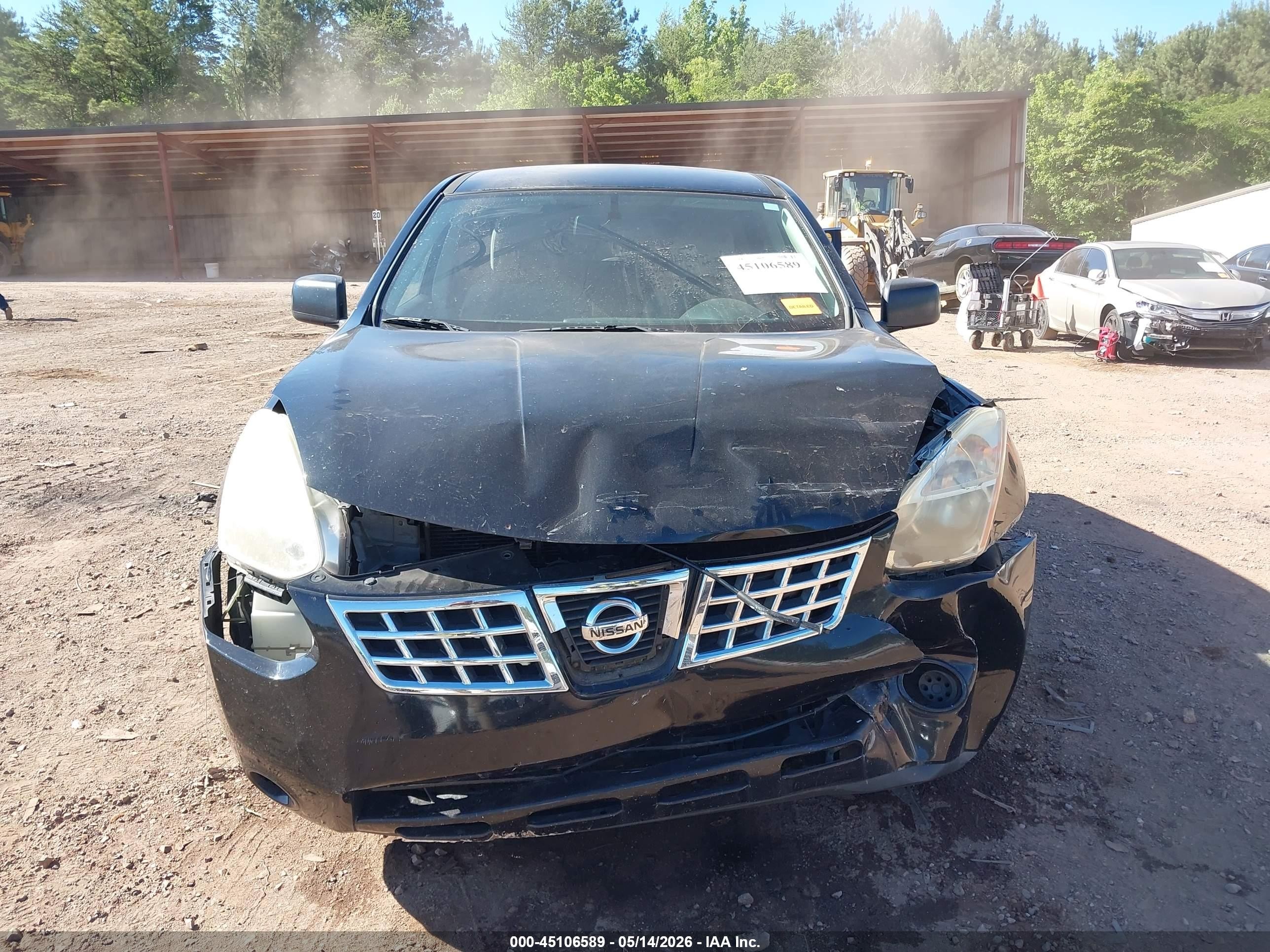 2010 Nissan Rogue S Black vin: JN8AS5MT3AW018821
