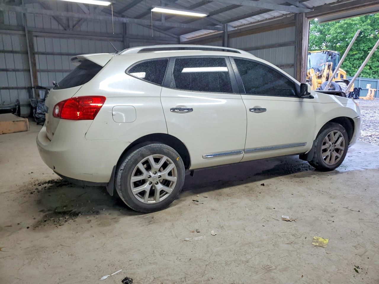 2011 Nissan Rogue S White vin: JN8AS5MT3BW168686