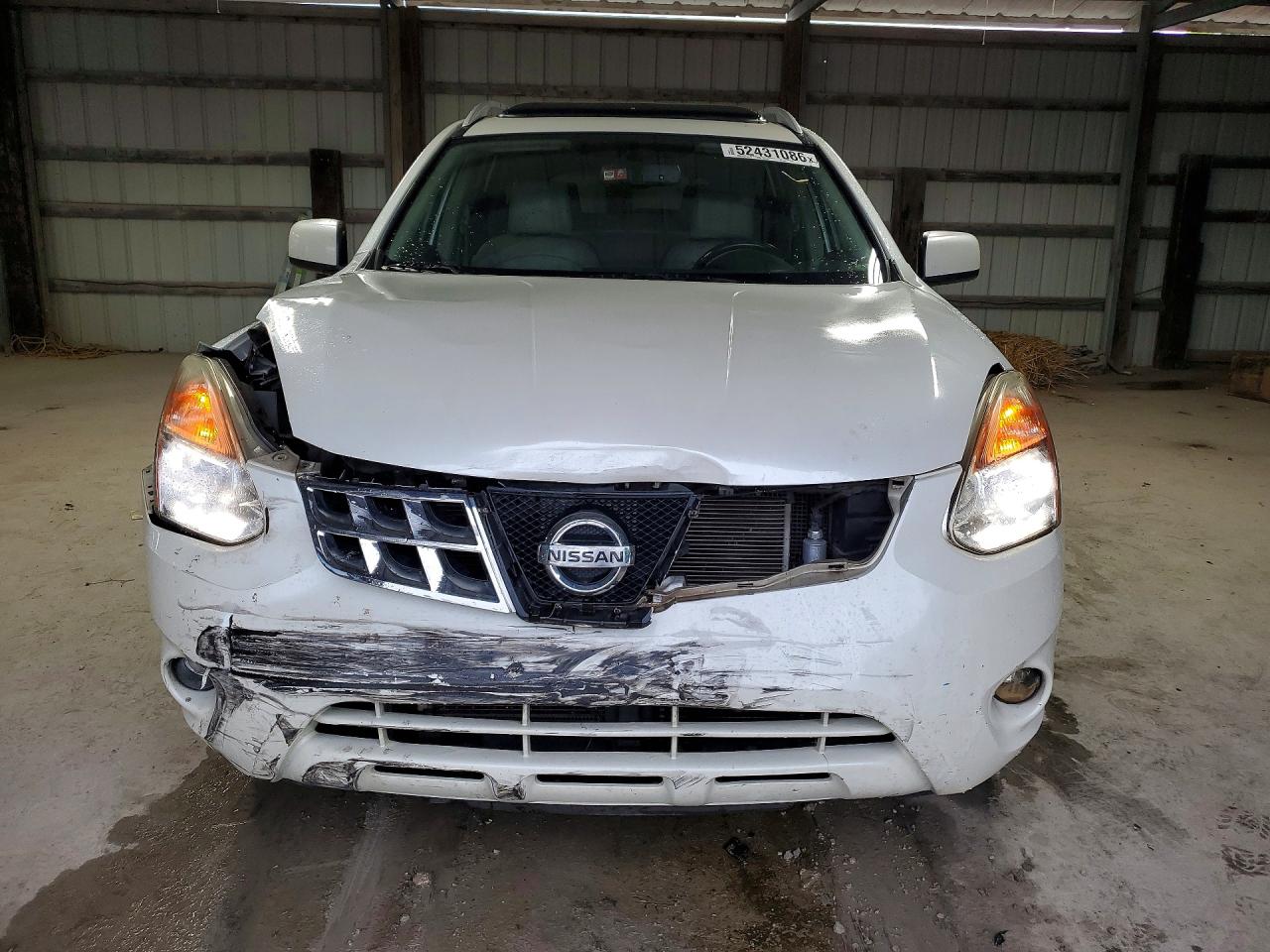 2011 Nissan Rogue S White vin: JN8AS5MT3BW168686