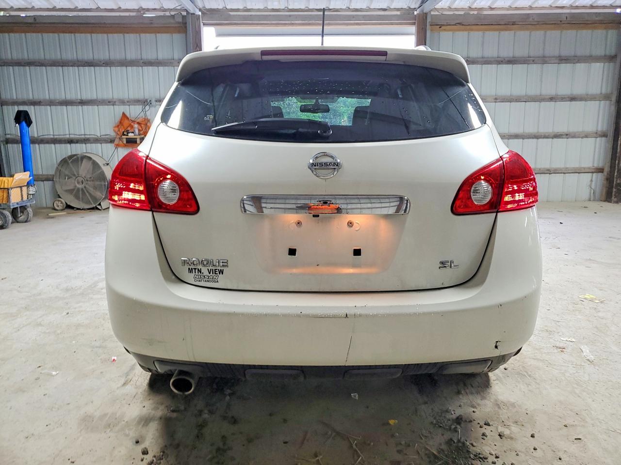 2011 Nissan Rogue S White vin: JN8AS5MT3BW168686