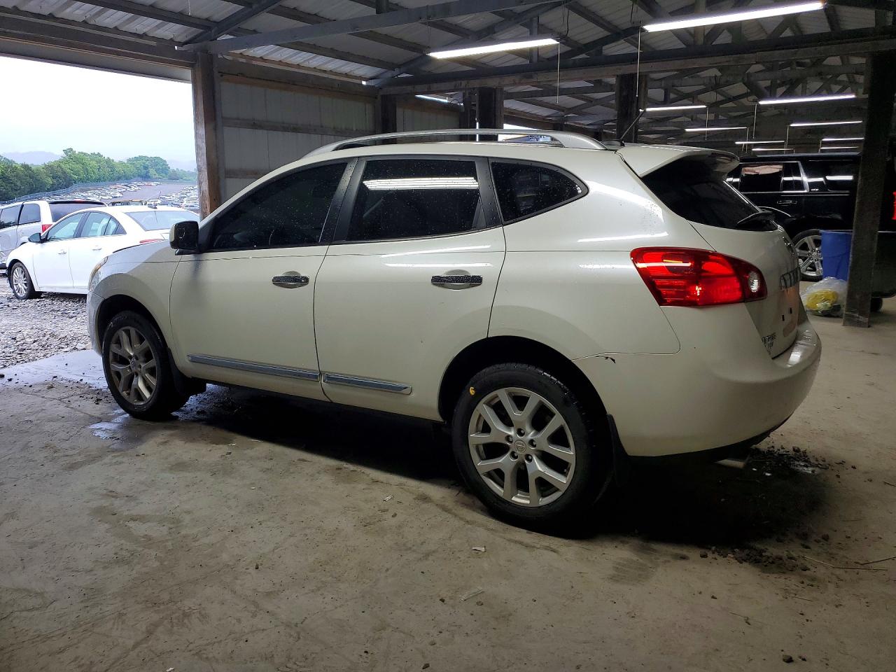 2011 Nissan Rogue S White vin: JN8AS5MT3BW168686