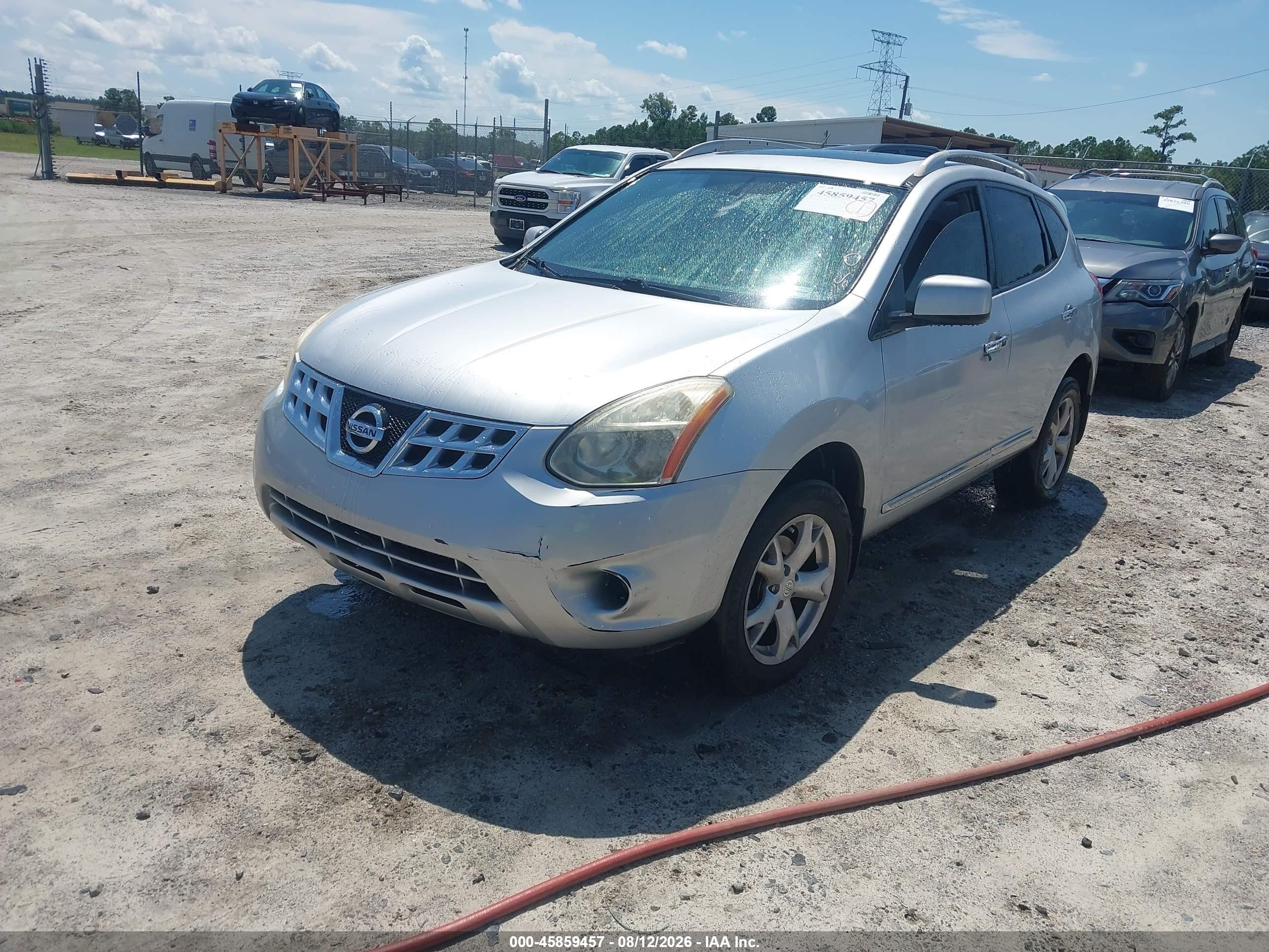 2011 Nissan Rogue Sv Silver vin: JN8AS5MT3BW572636
