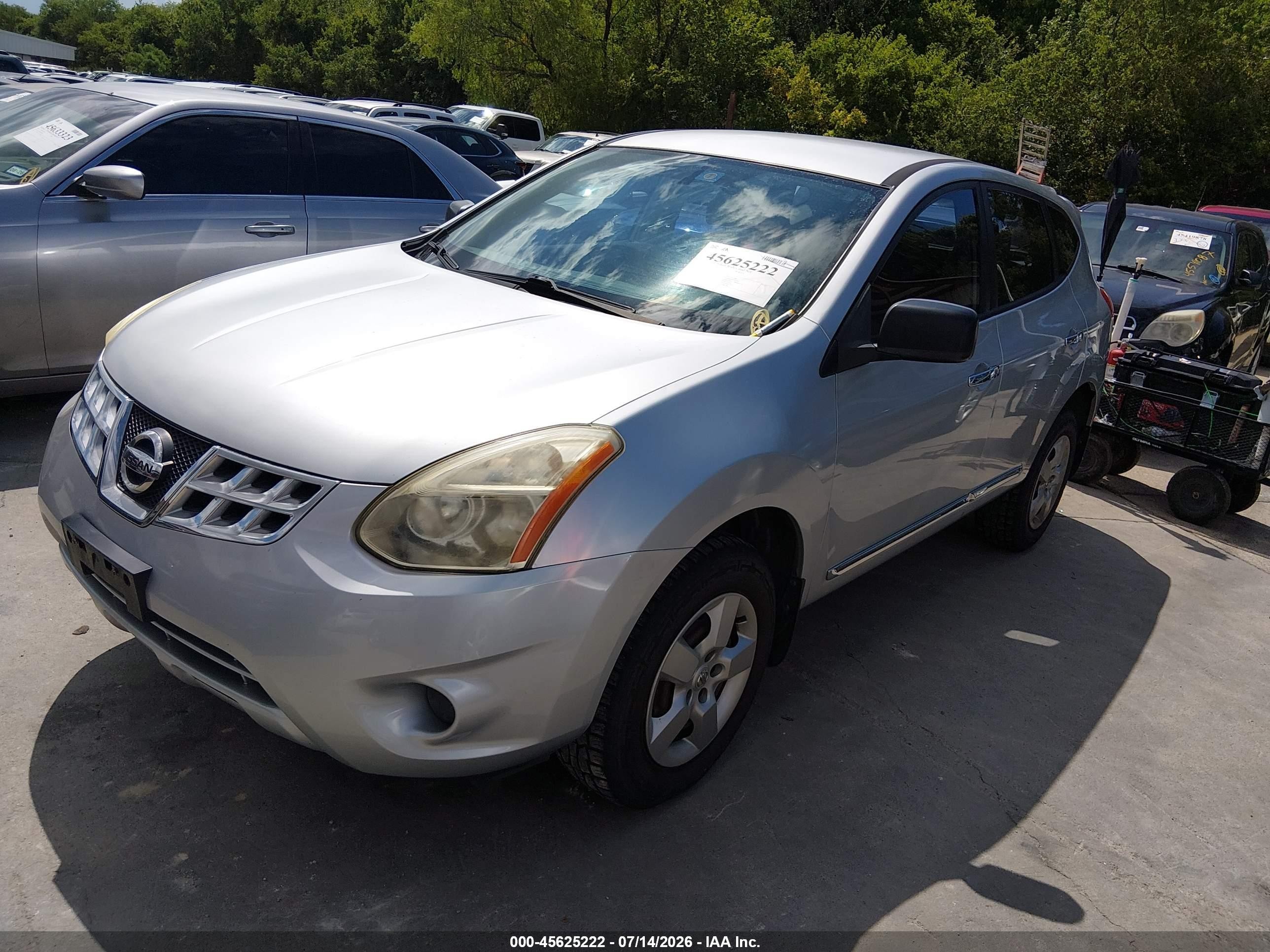 2011 Nissan Rogue S Silver vin: JN8AS5MT3BW573379