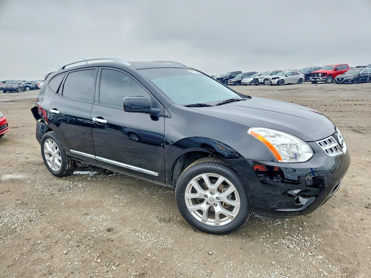 2011 Nissan Rogue S Black vin: JN8AS5MT3BW574970