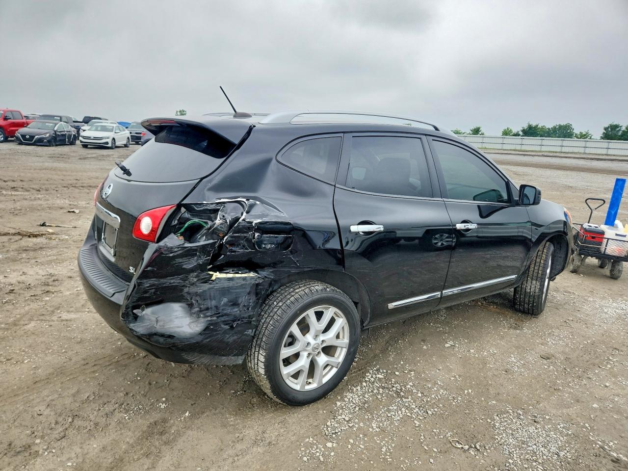 2011 Nissan Rogue S Black vin: JN8AS5MT3BW574970