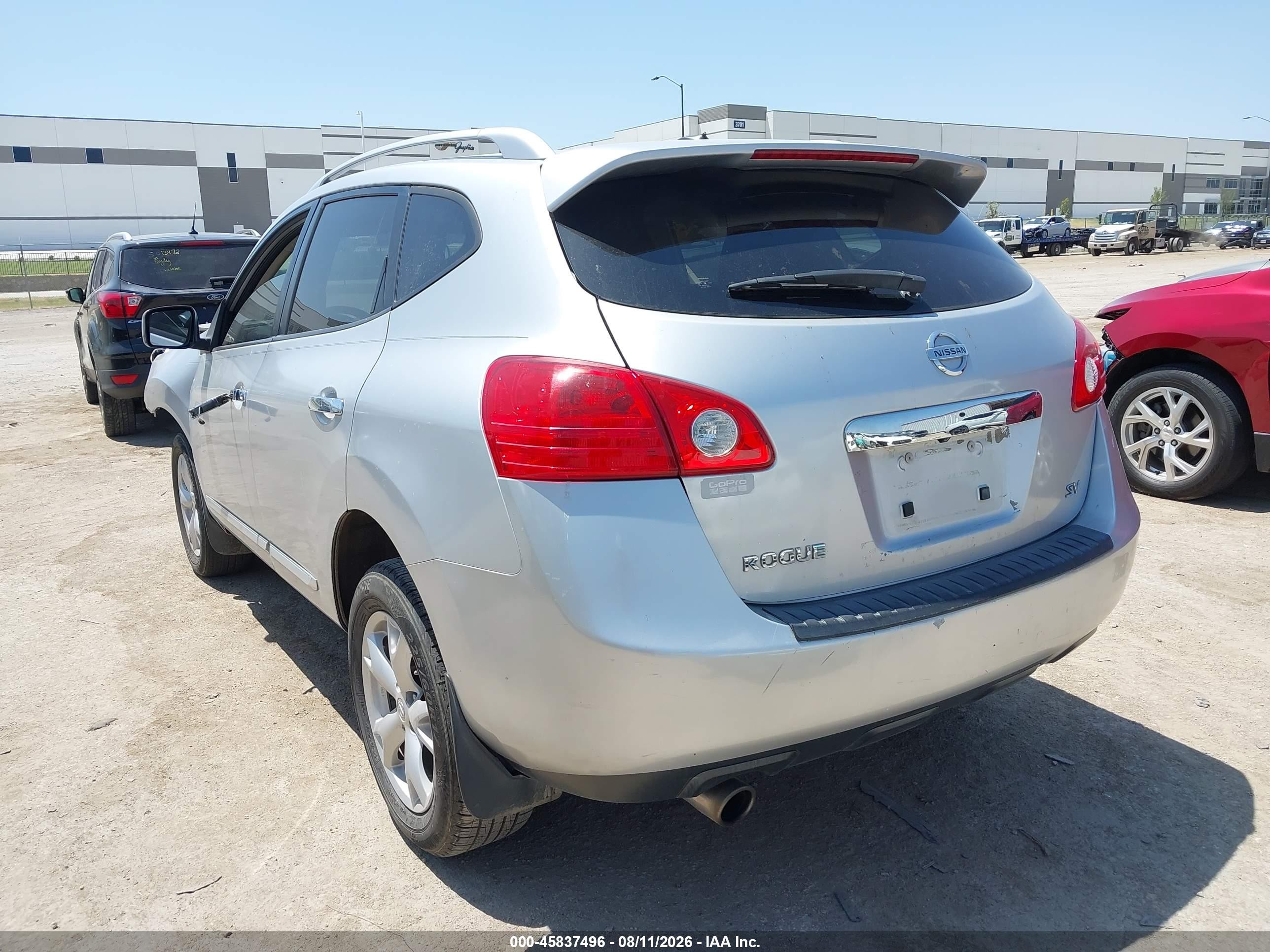 2011 Nissan Rogue Sv Silver vin: JN8AS5MT3BW575004