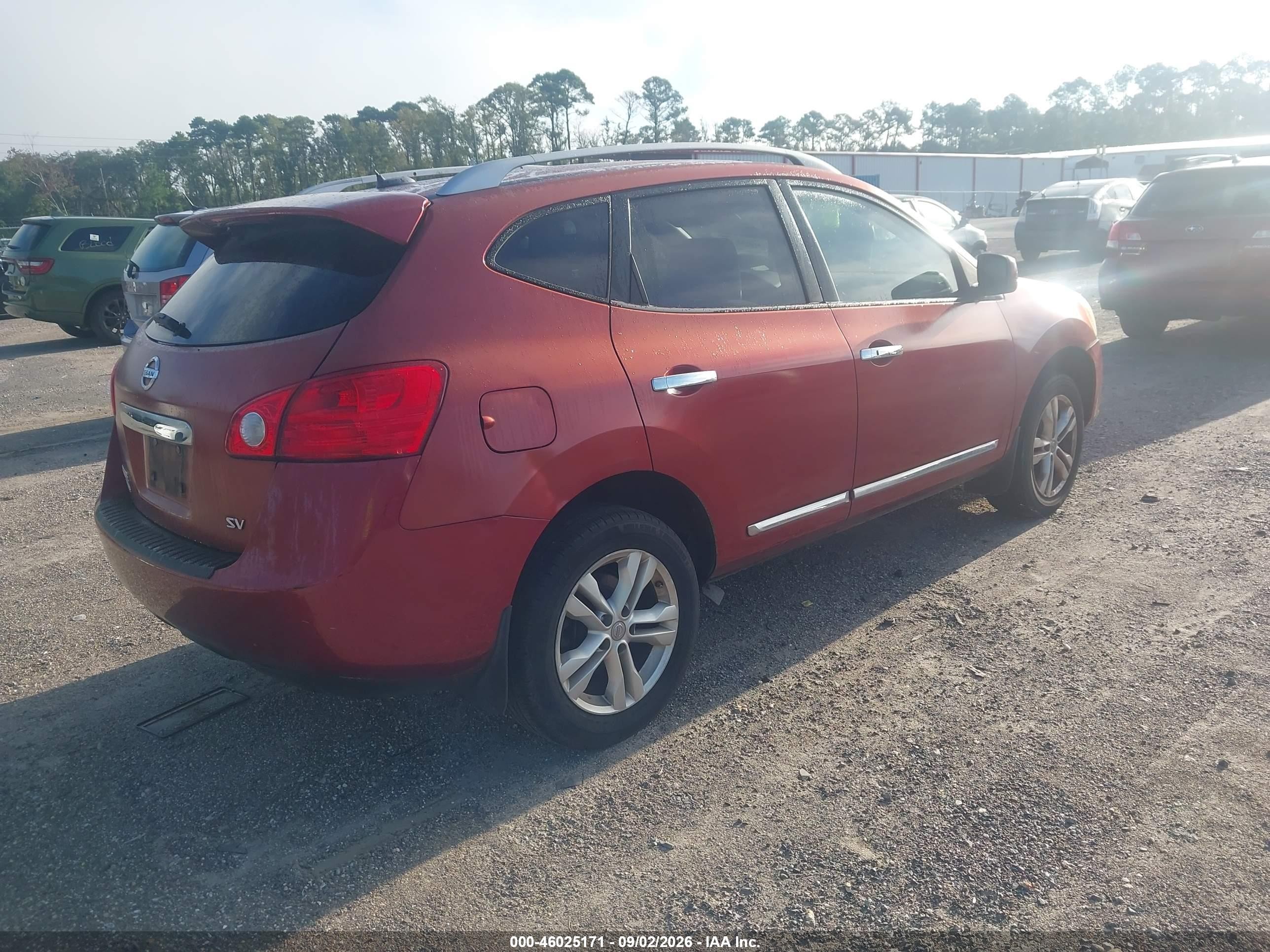 2012 Nissan Rogue Sv Red vin: JN8AS5MT3CW251584