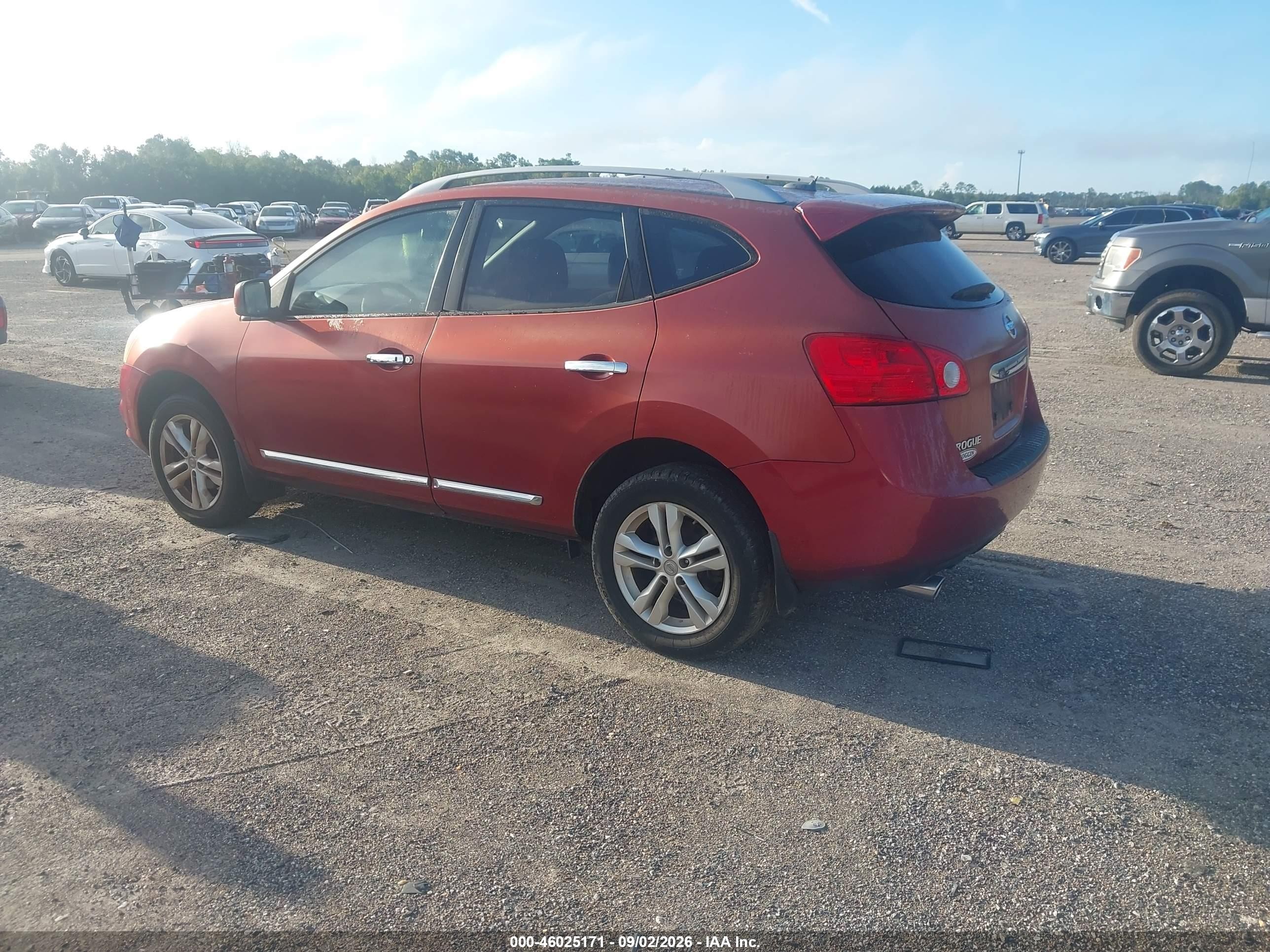 2012 Nissan Rogue Sv Red vin: JN8AS5MT3CW251584