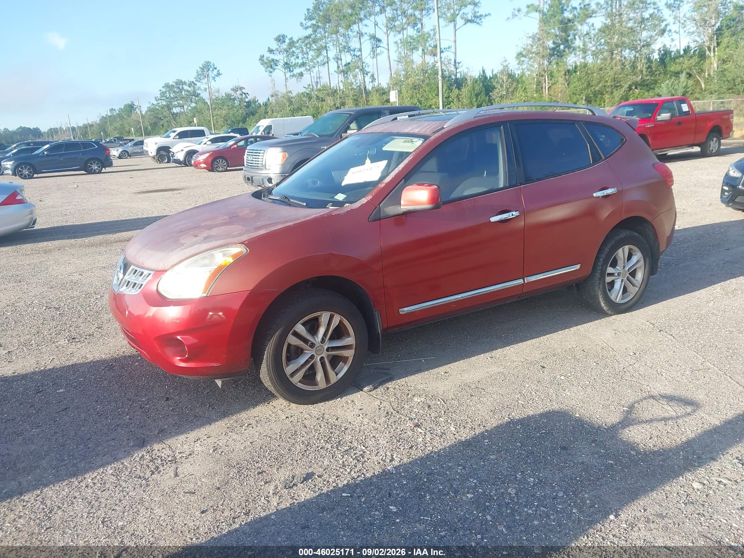 2012 Nissan Rogue Sv Red vin: JN8AS5MT3CW251584