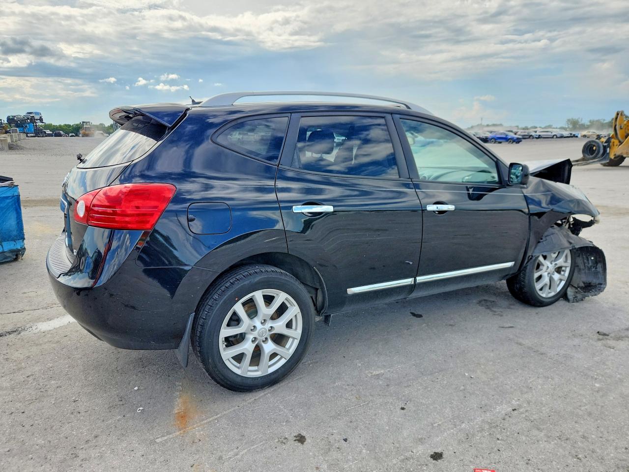 2012 Nissan Rogue S Black vin: JN8AS5MT3CW252458