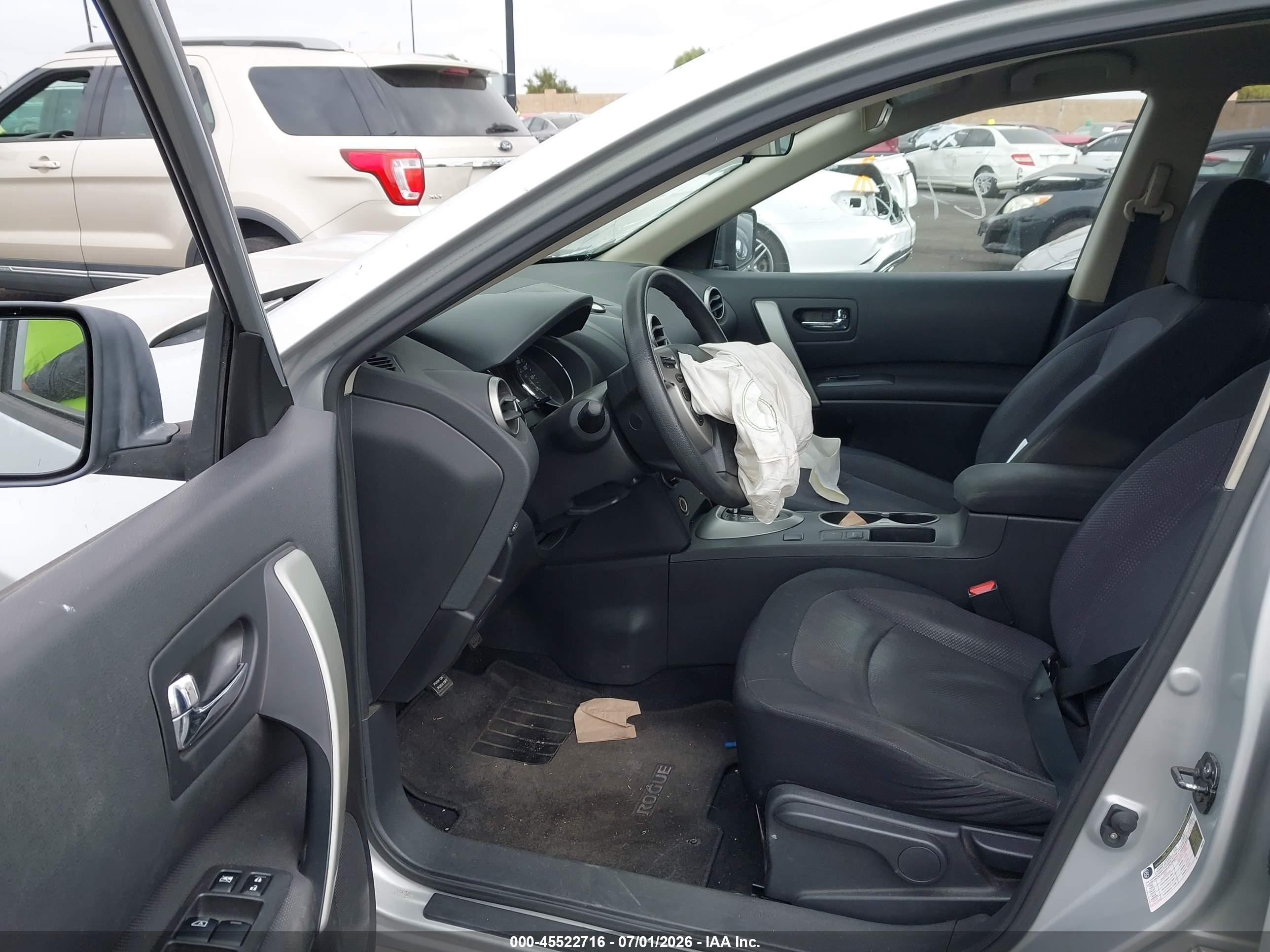 2012 Nissan Rogue S Silver vin: JN8AS5MT3CW265176