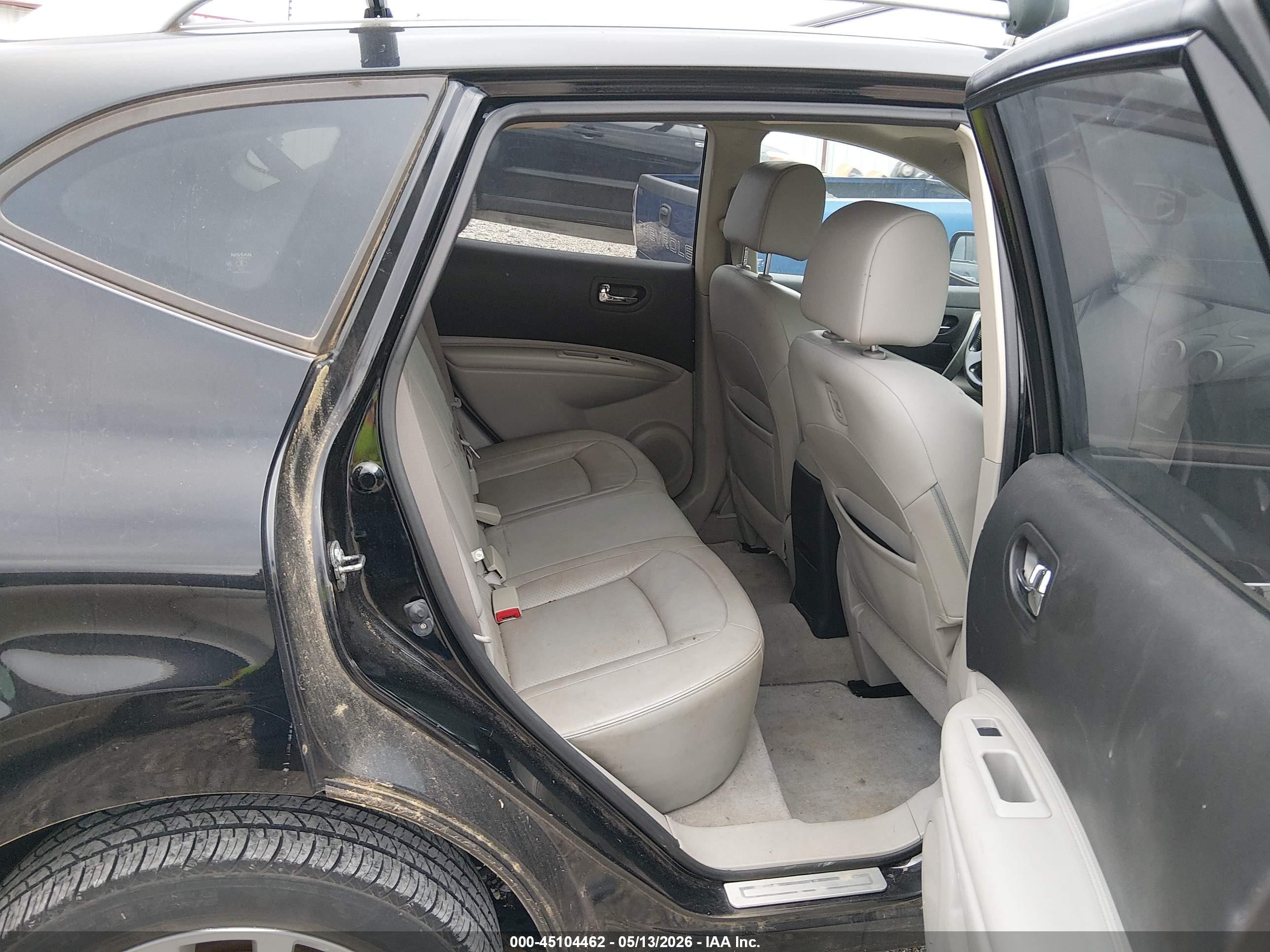 2012 Nissan Rogue Sv W/sl Pkg Черный vin: JN8AS5MT3CW266182