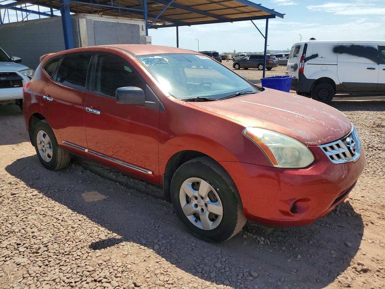 2012 Nissan Rogue S Orange vin: JN8AS5MT3CW266716
