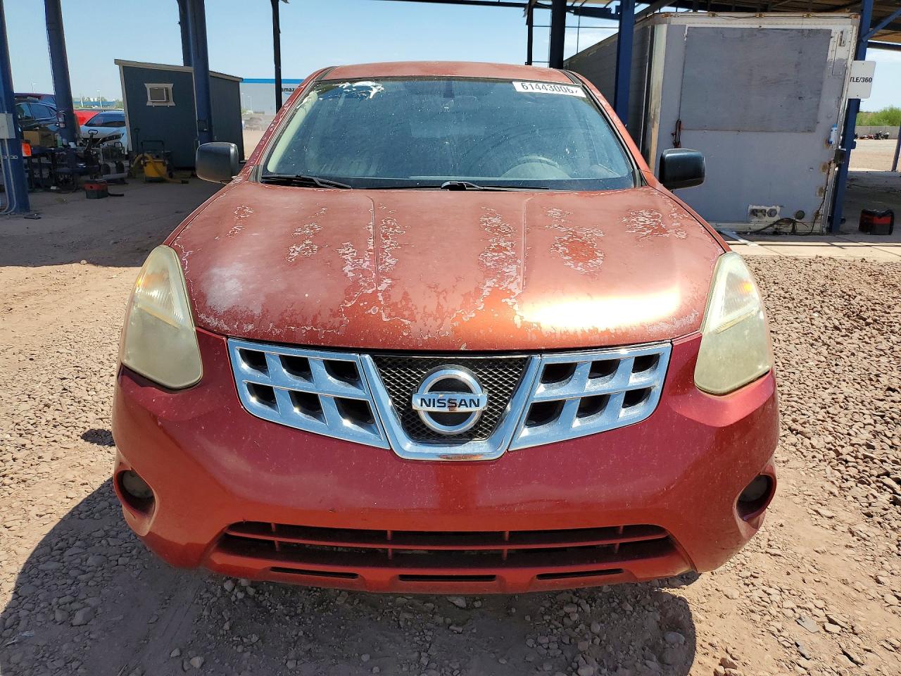 2012 Nissan Rogue S Orange vin: JN8AS5MT3CW266716