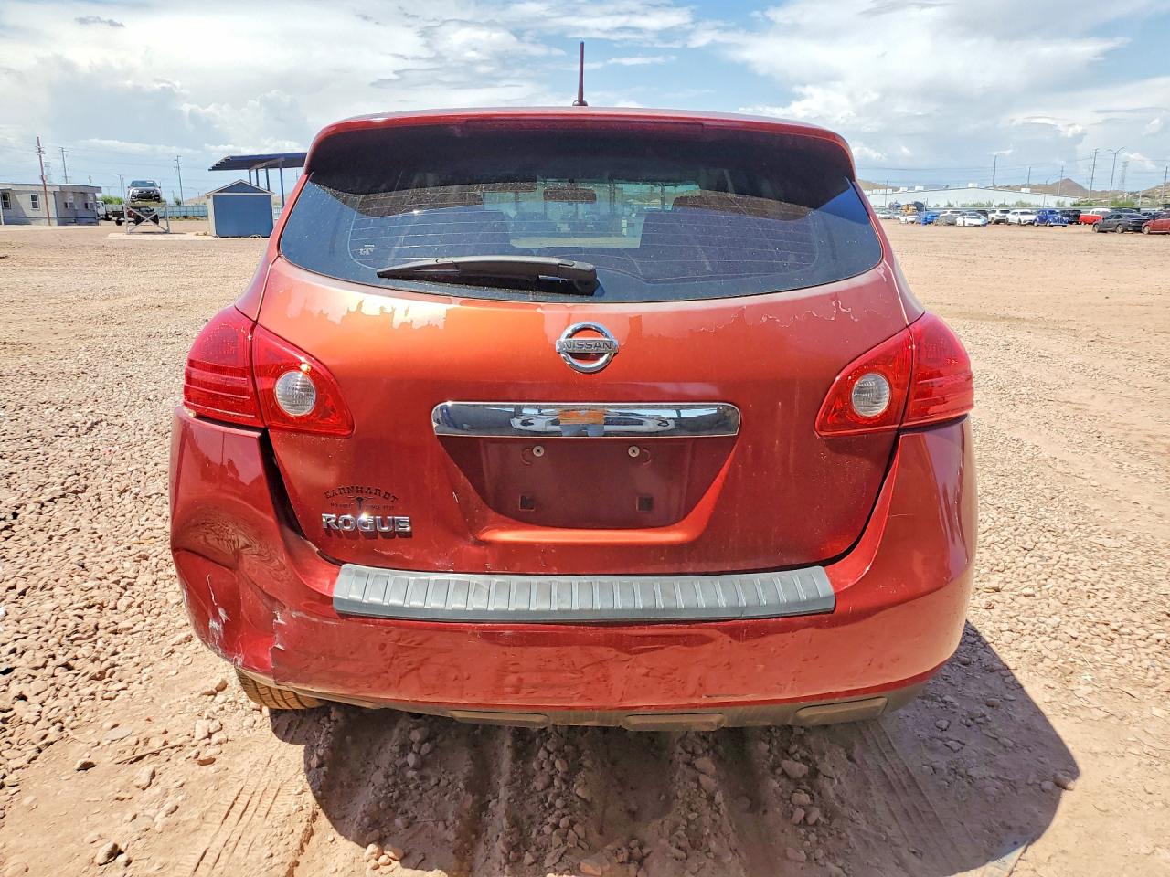 2012 Nissan Rogue S Orange vin: JN8AS5MT3CW266716
