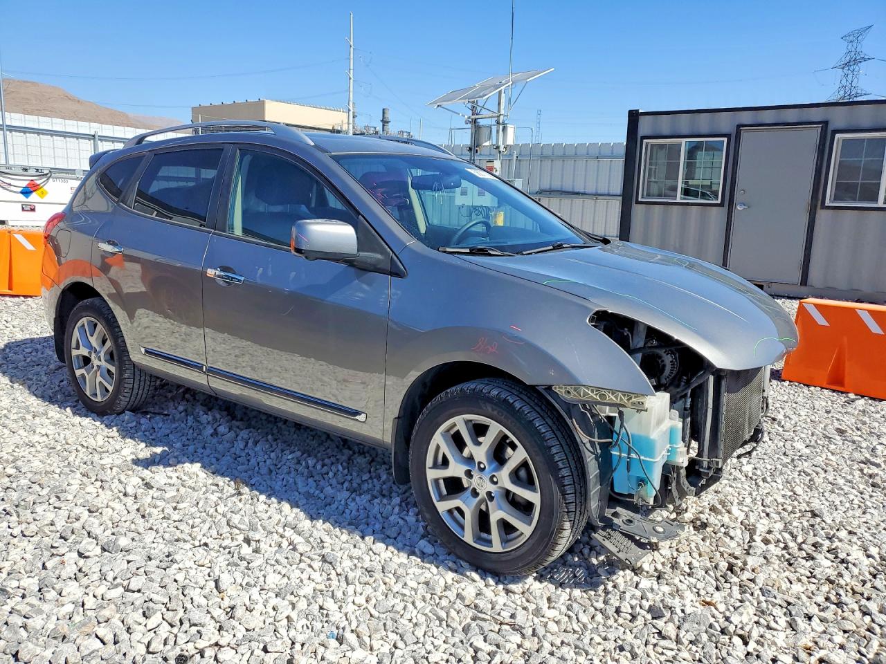 2012 Nissan Rogue S Gray vin: JN8AS5MT3CW270006
