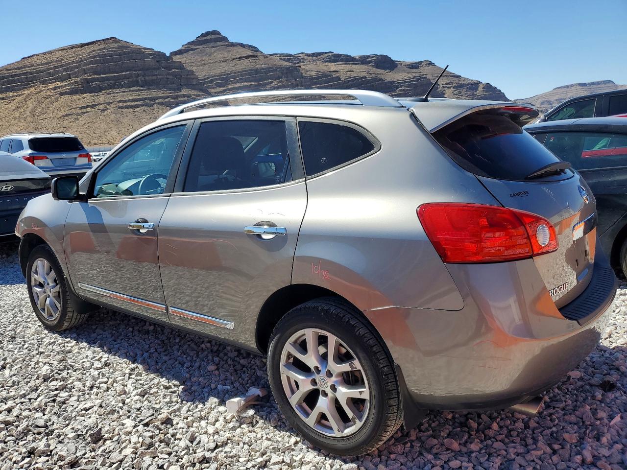 2012 Nissan Rogue S Gray vin: JN8AS5MT3CW270006