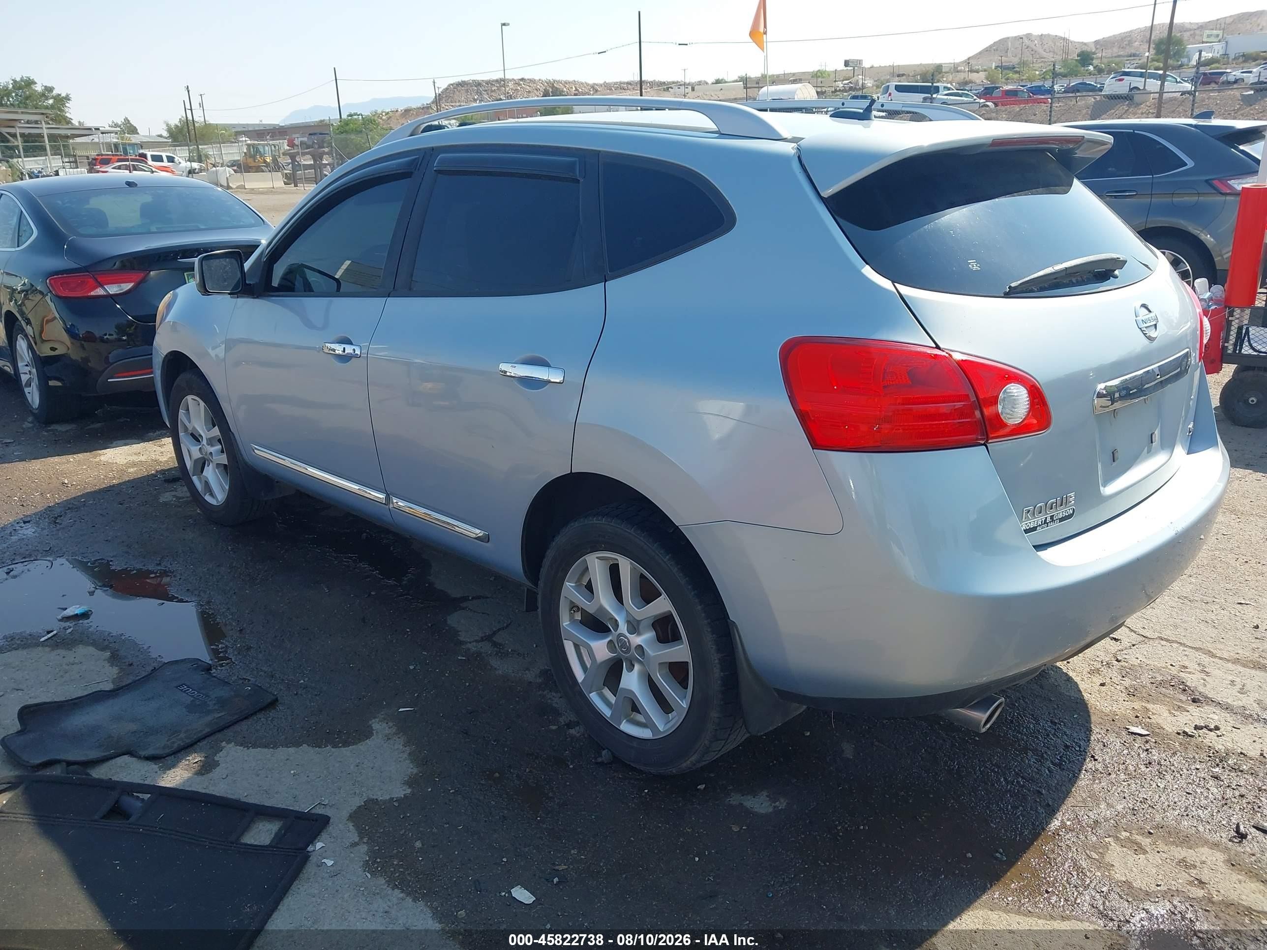 2012 Nissan Rogue Sv W/sl Pkg Silver vin: JN8AS5MT3CW271396