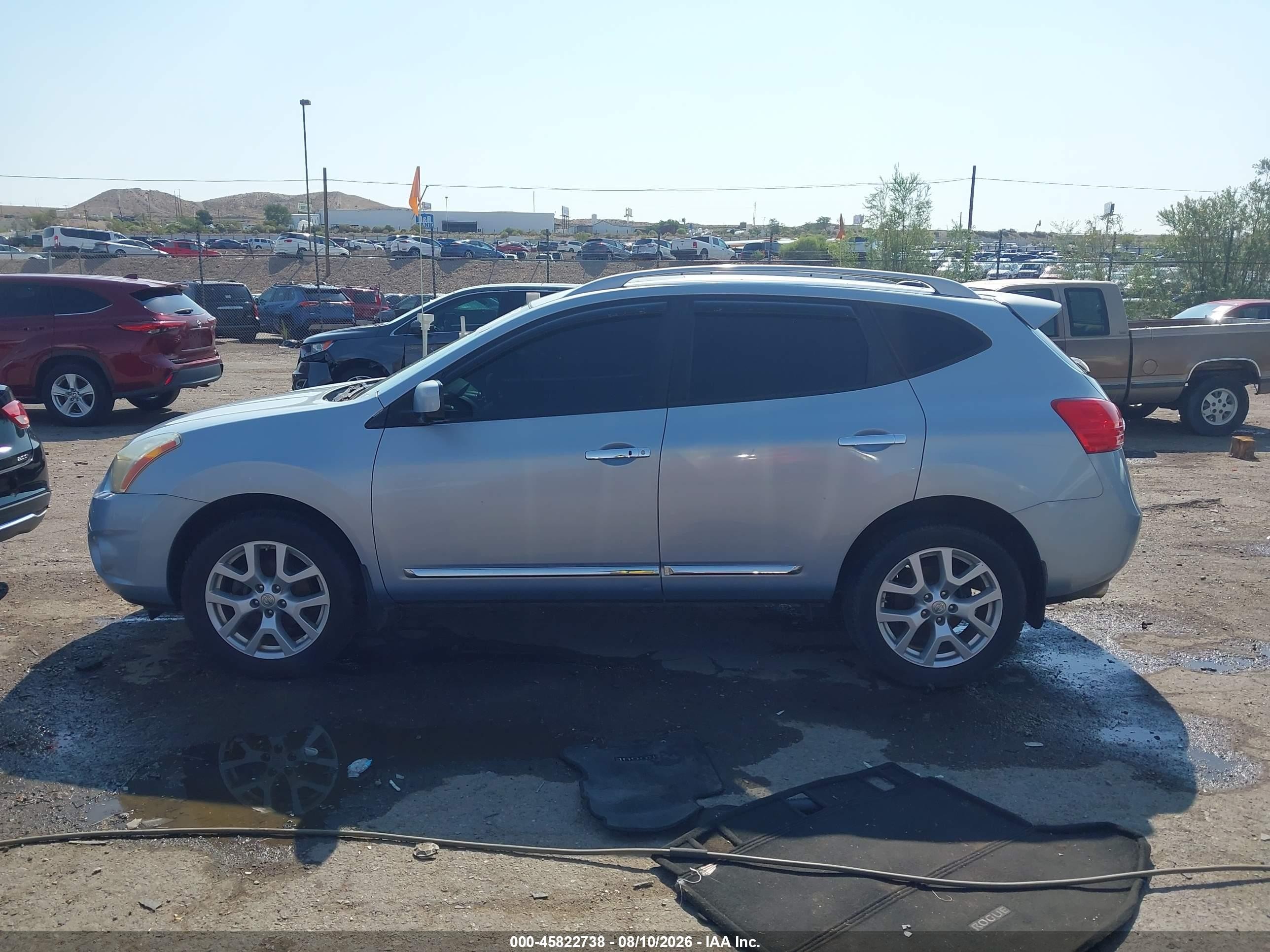 2012 Nissan Rogue Sv W/sl Pkg Silver vin: JN8AS5MT3CW271396