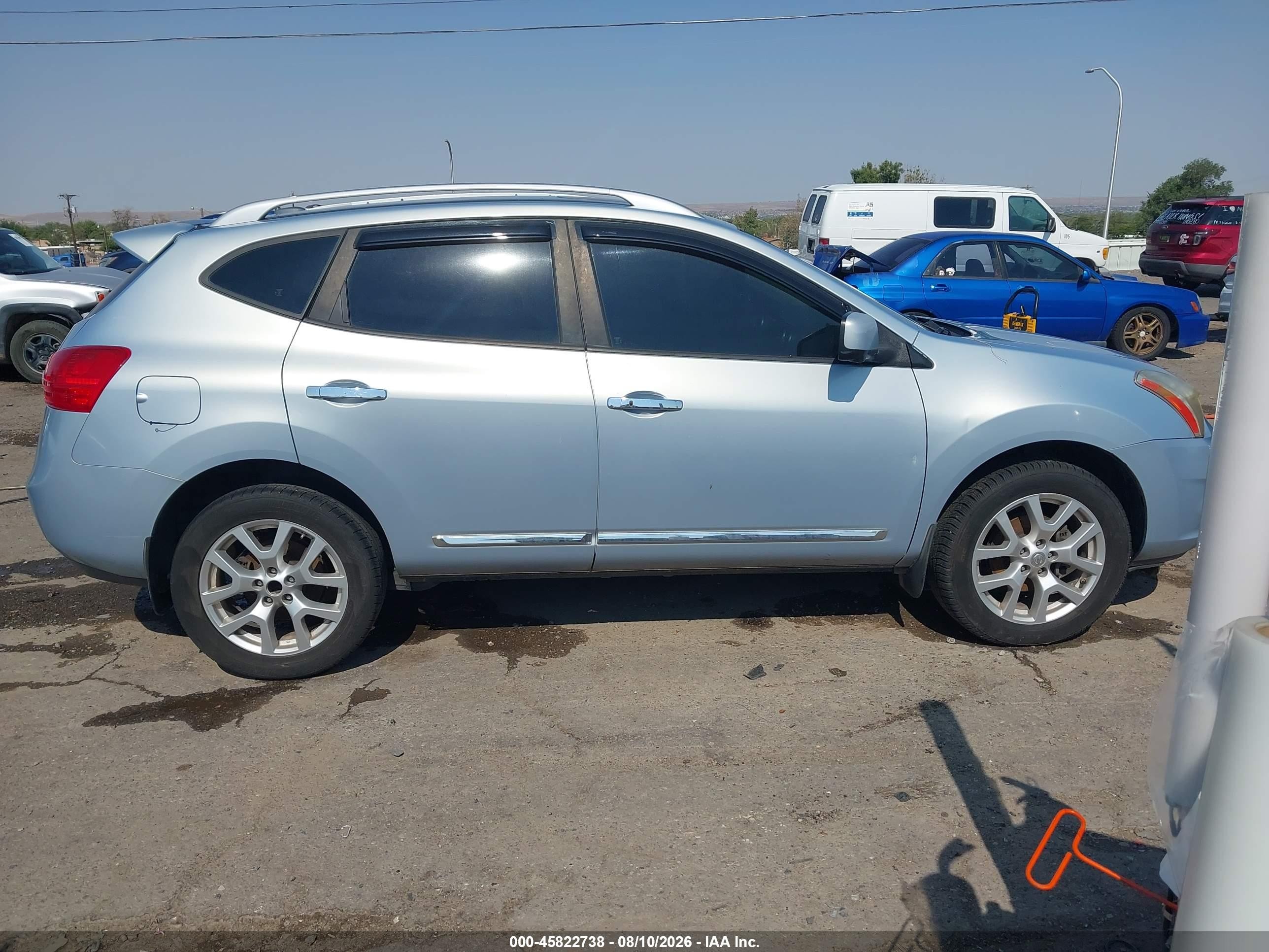 2012 Nissan Rogue Sv W/sl Pkg Silver vin: JN8AS5MT3CW271396