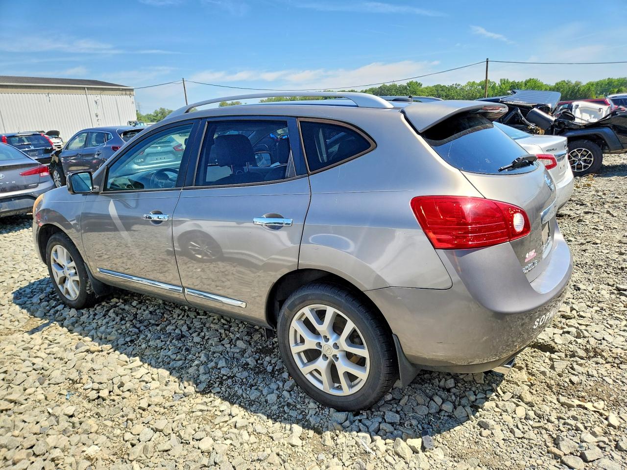 2012 Nissan Rogue S Silver vin: JN8AS5MT3CW275724